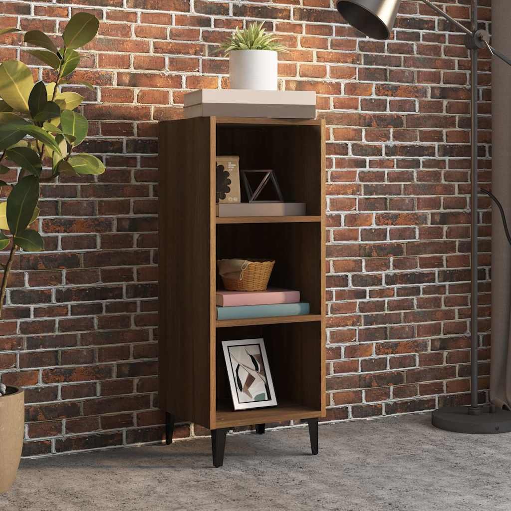 Walplus Engineered Wood Sideboard - Chestnut - 34.5 x 32.5 x 90 cm
