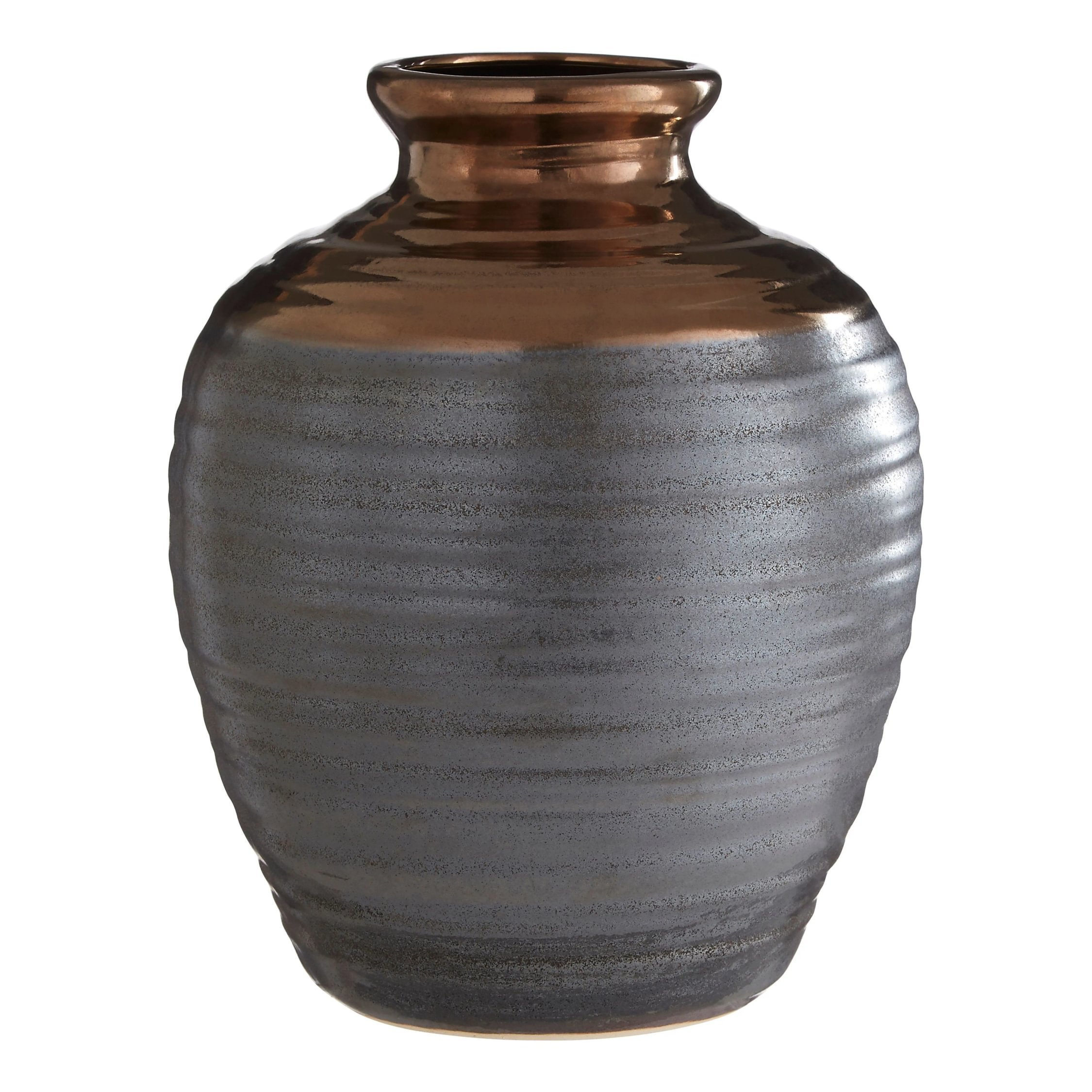 Orsina Zamak Large Barrel Vase