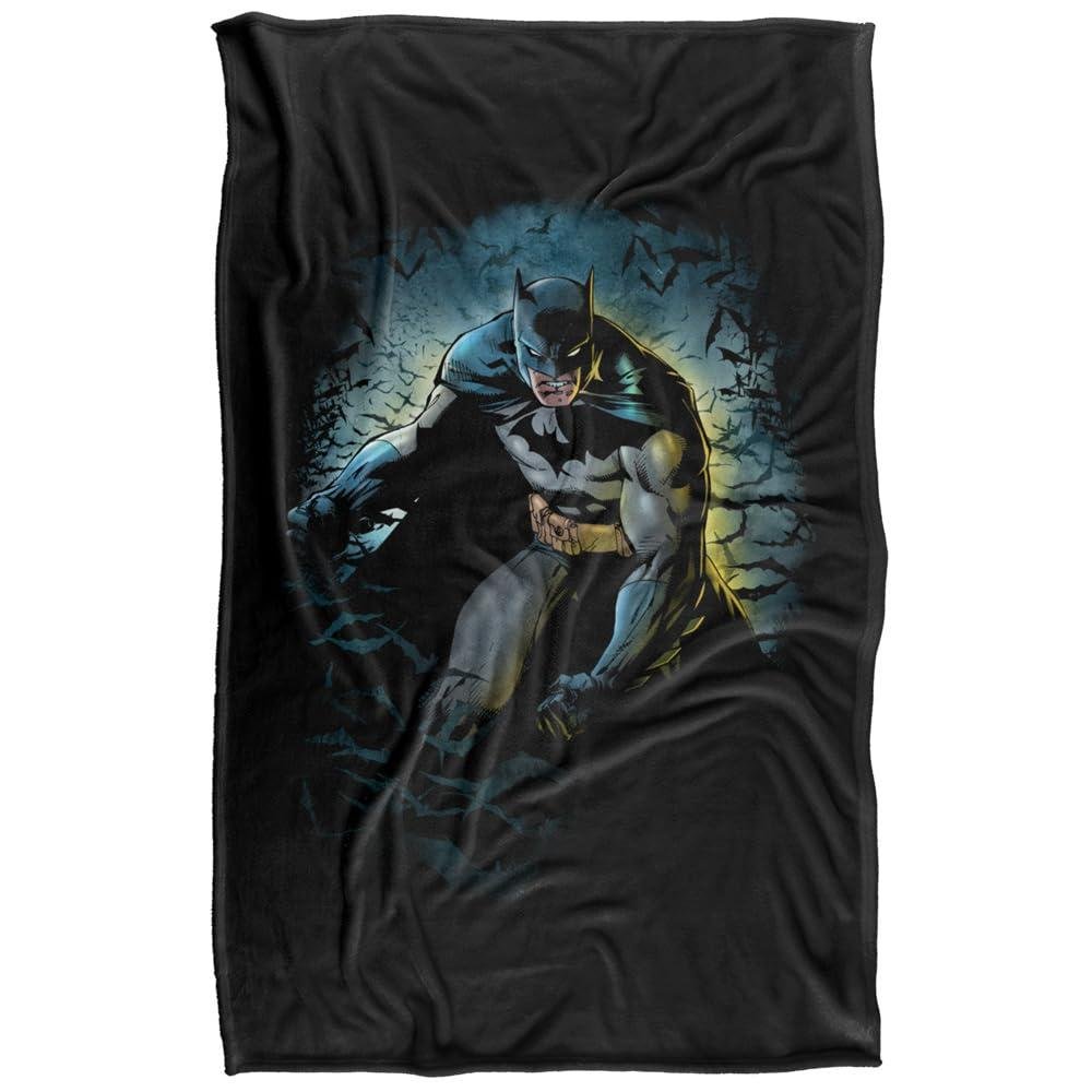 Batman Bat Cave Soft Touch Blanket - 152cm x 127cm