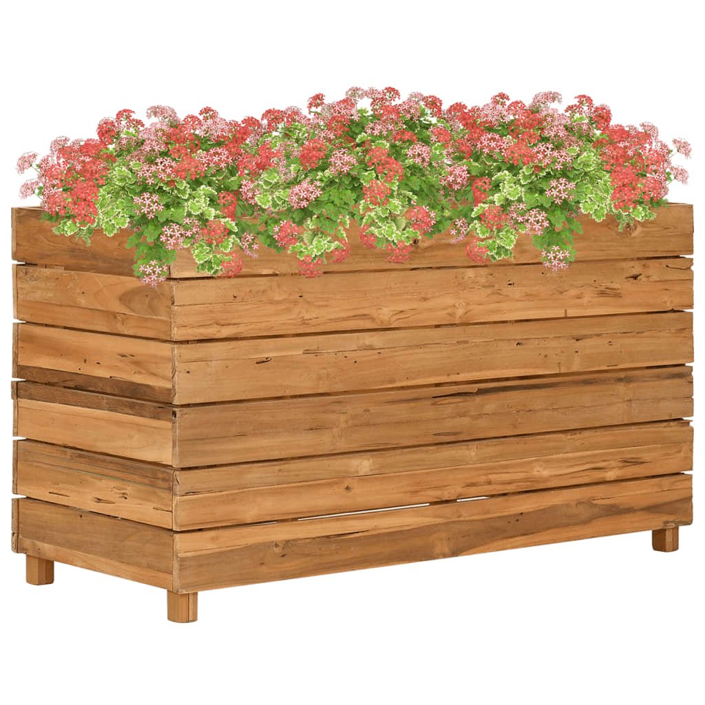 Walplus Wood Raised Garden Bed - 100 x 40 x 55 cm