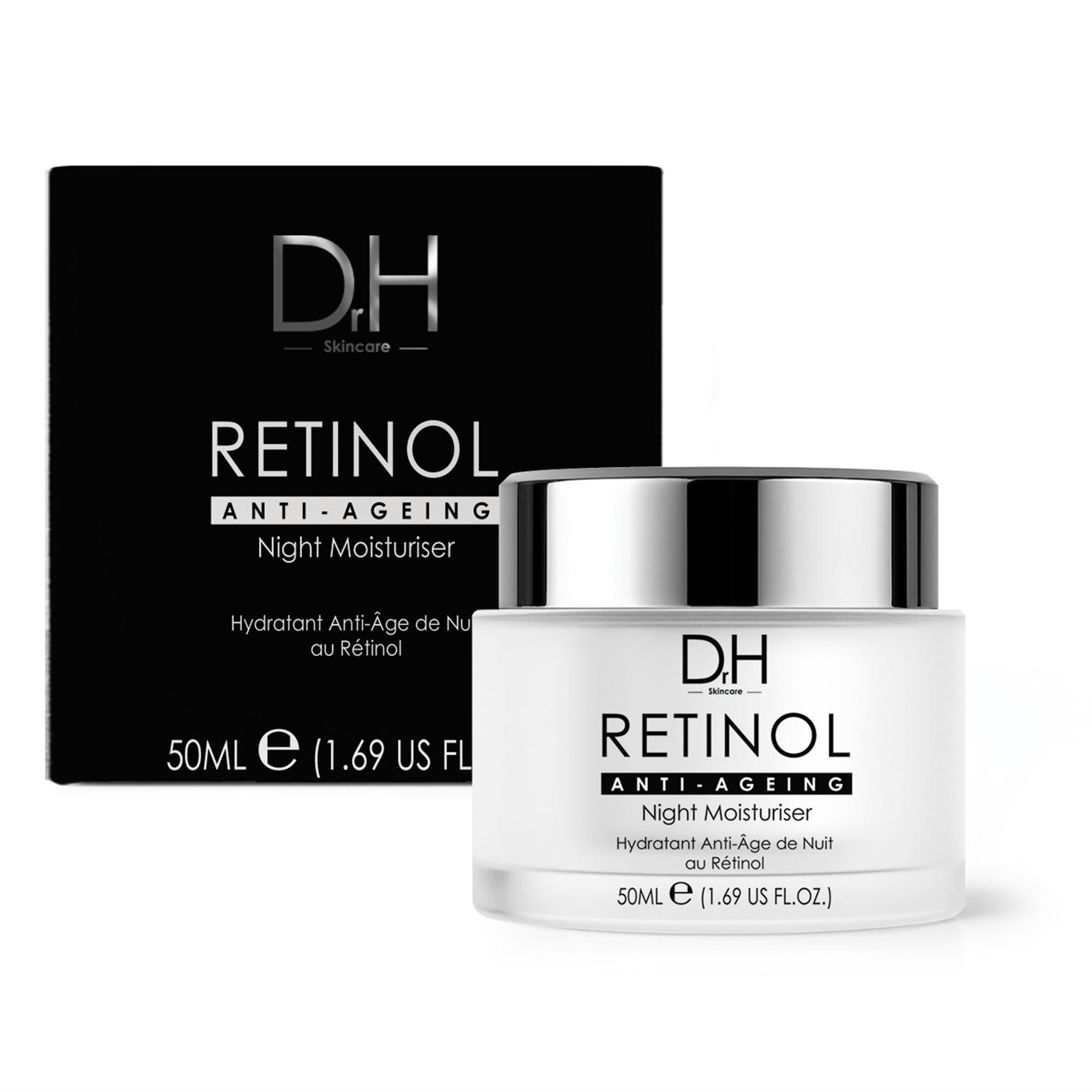 Dr H Retinol Anti-Ageing Night Moisturiser - 50ml