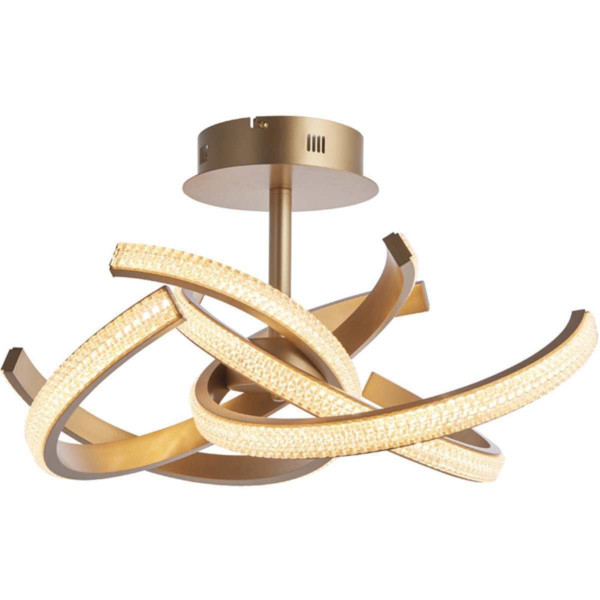 Loops Direct LED Ceiling Light - Satin Gold