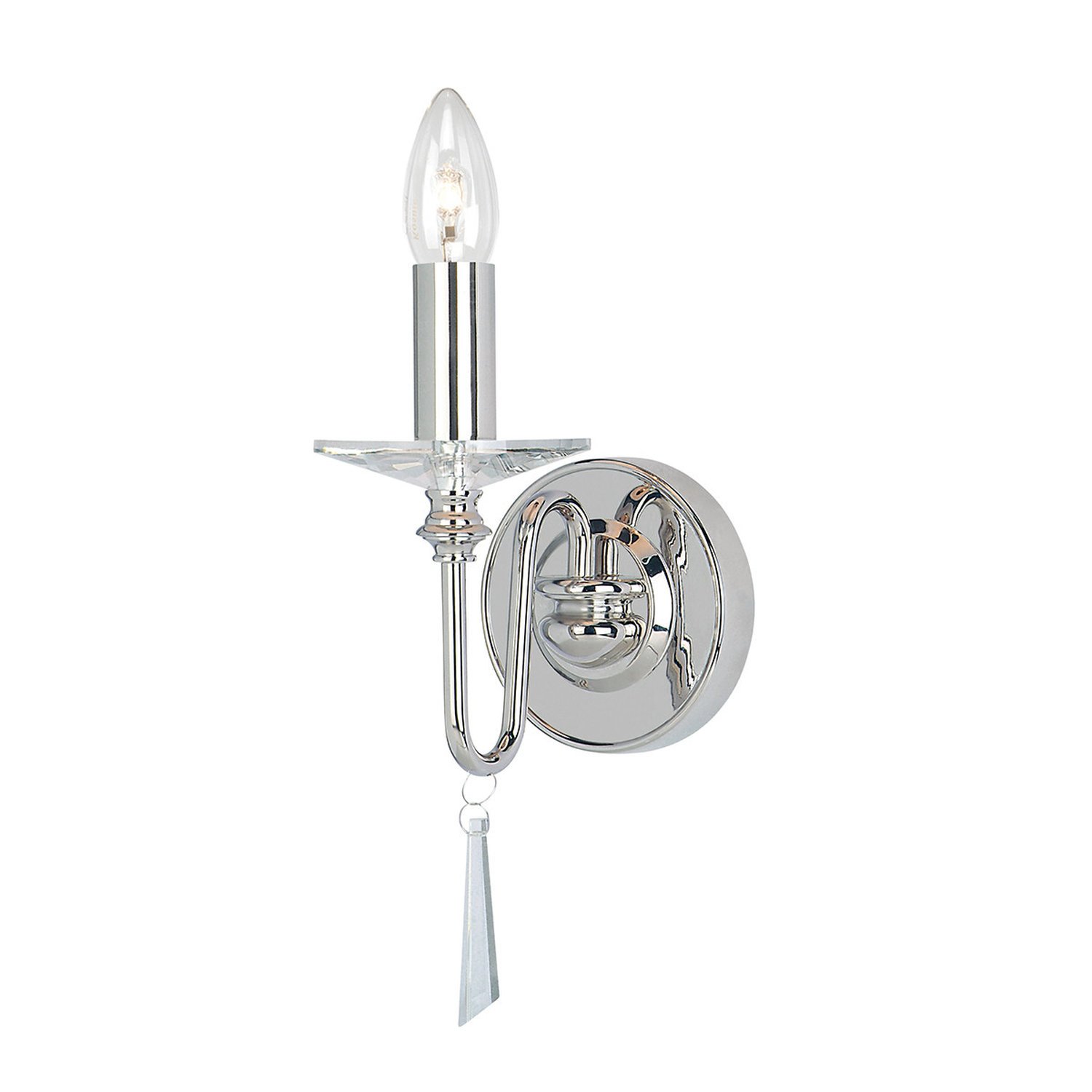 Elstead Finsbury Wall Light - Polished Nickel