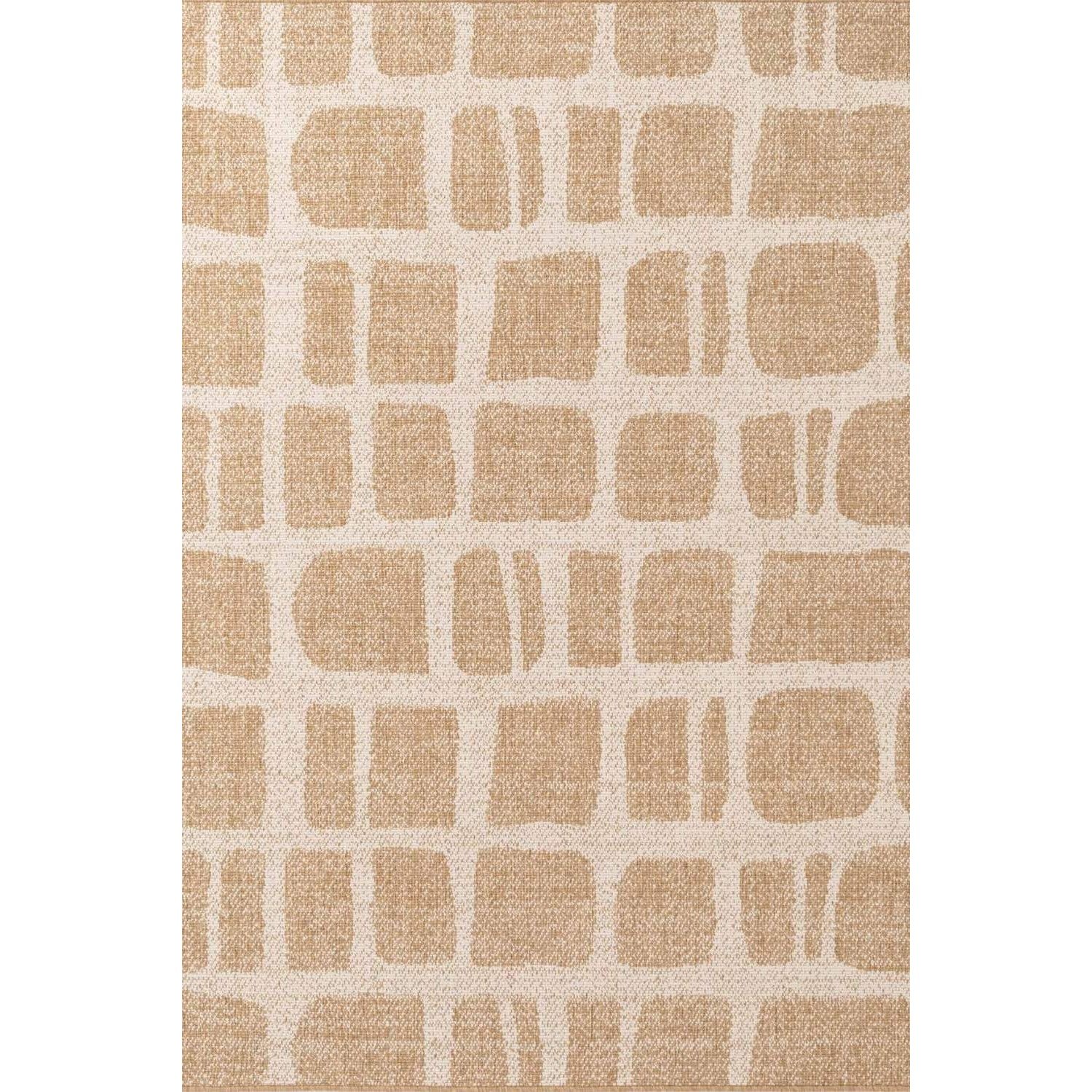 Ted Baker Beige Indoor Outdoor Ruskin Flatweave Rug - 120 x 170cm