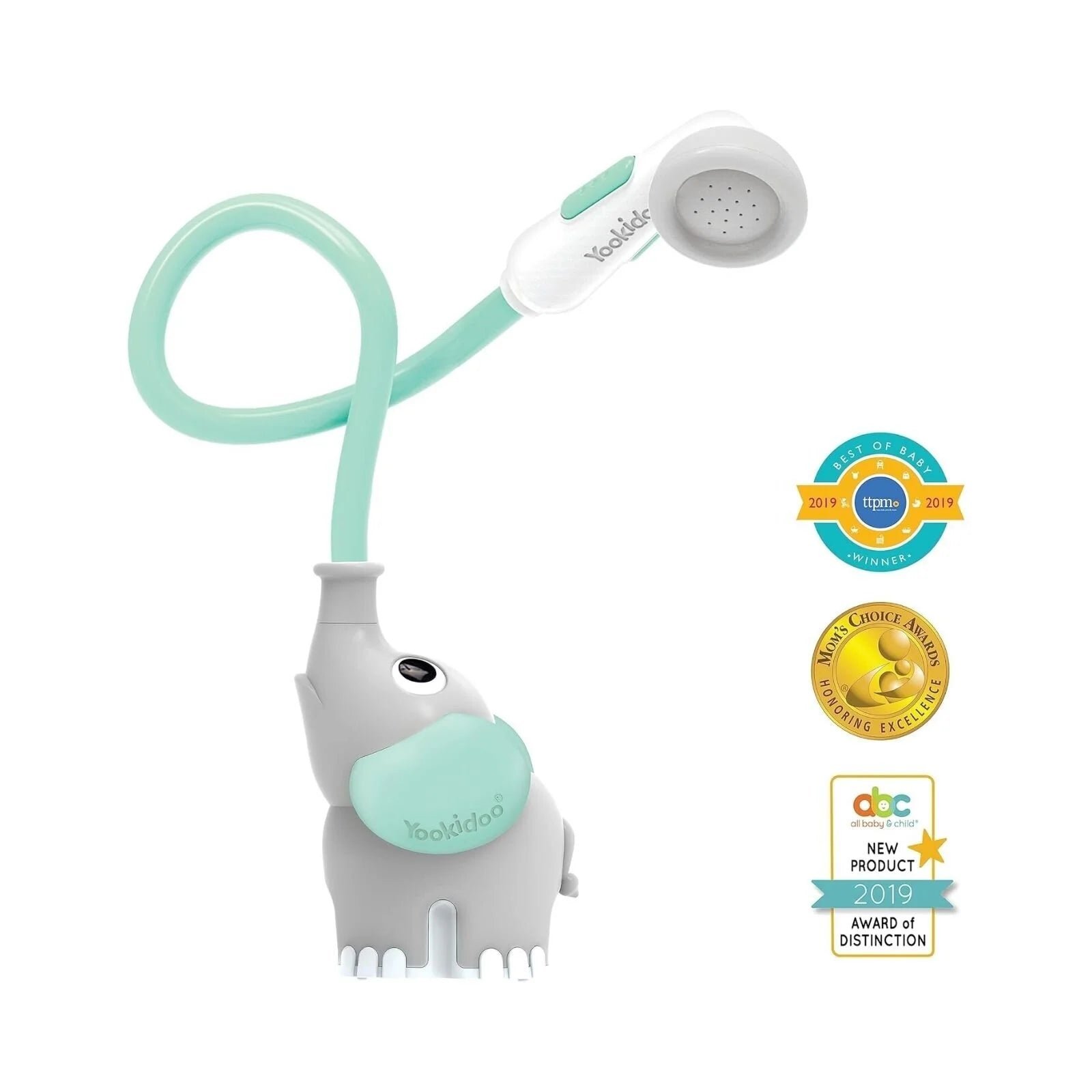 Yookidoo Baby Shower Bath Toy Elephant - Turquoise