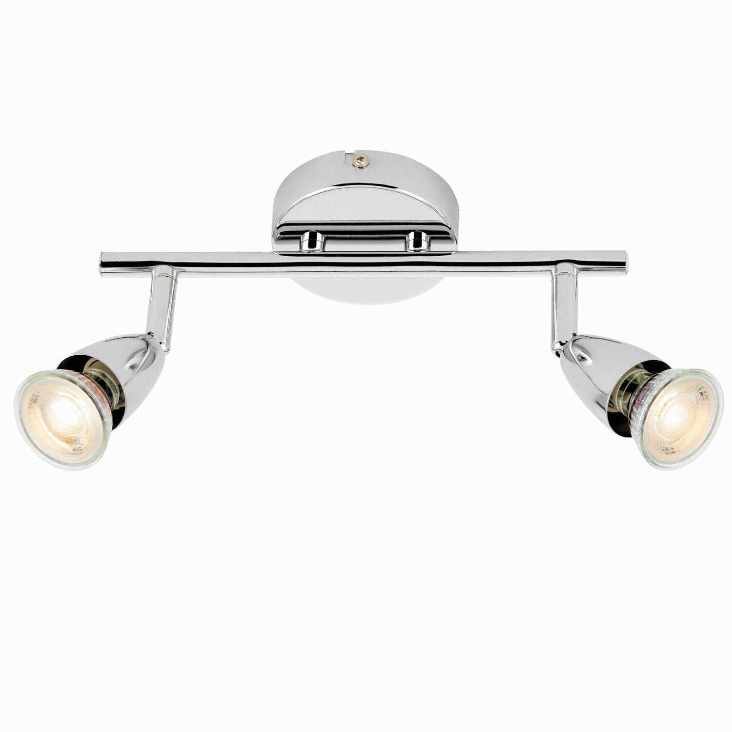 Loops Direct Steel Adjustable Ceiling Spotlight - Chrome