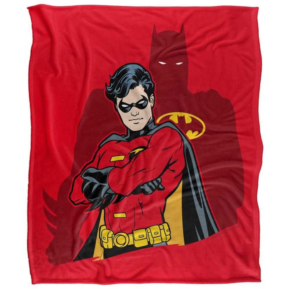 Batman Robin Wingman Soft Touch Blanket - 147cm x 91cm