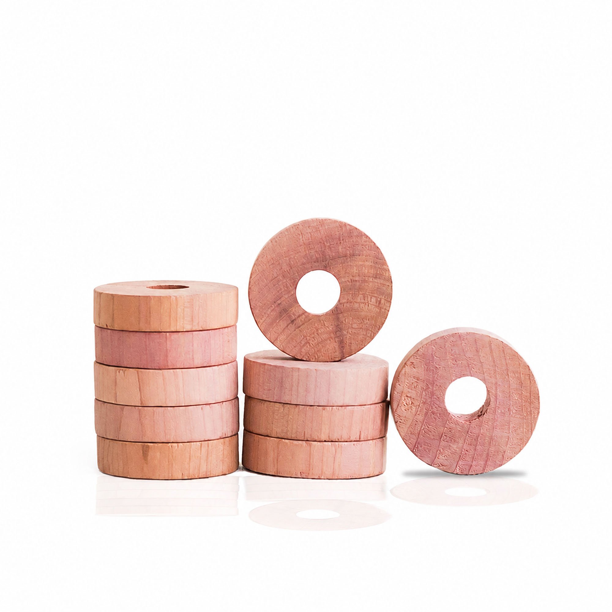 Katcha Natural Cedar Rings - Pack of 30