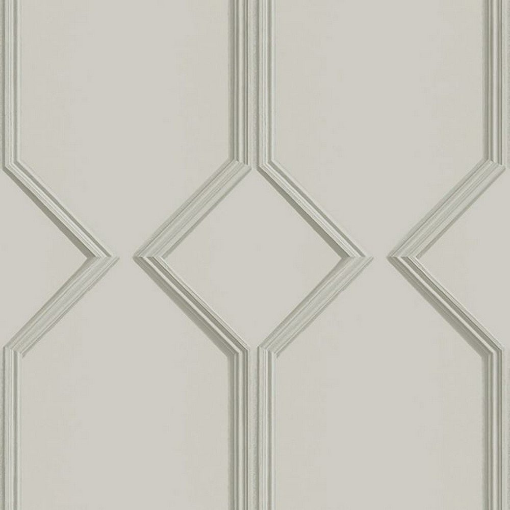 Belgravia Alessia Panel Vinyl Wallpaper - Off White