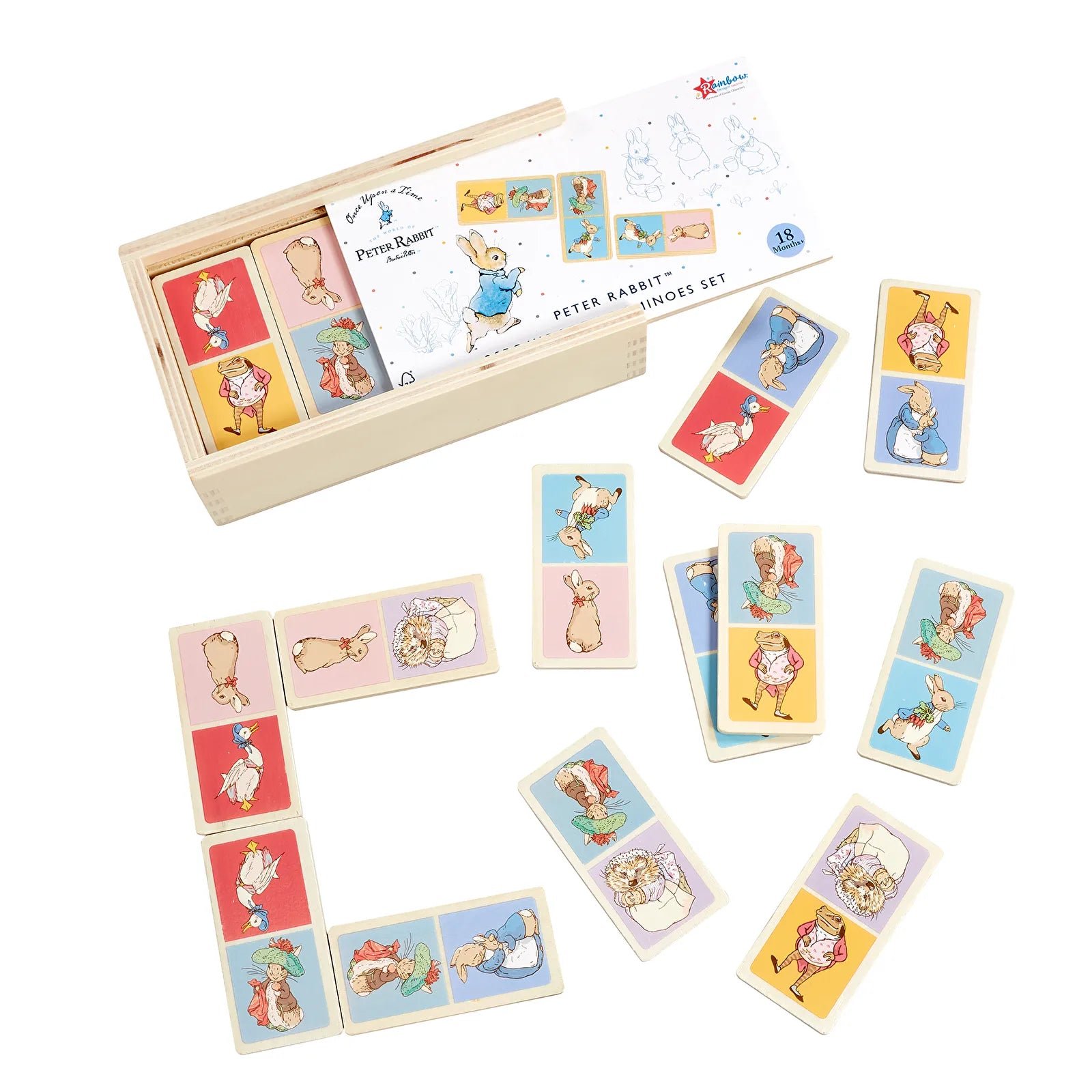 Peter Rabbit FSC Wooden Domino Set