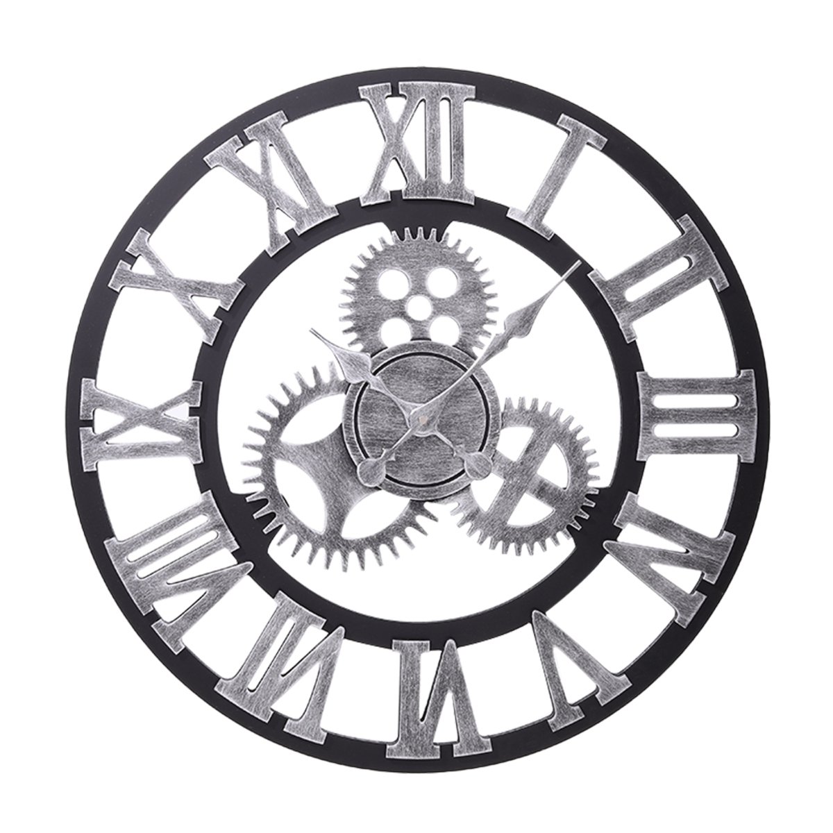 Living and Home Large Roman Numeral Wall Clock
