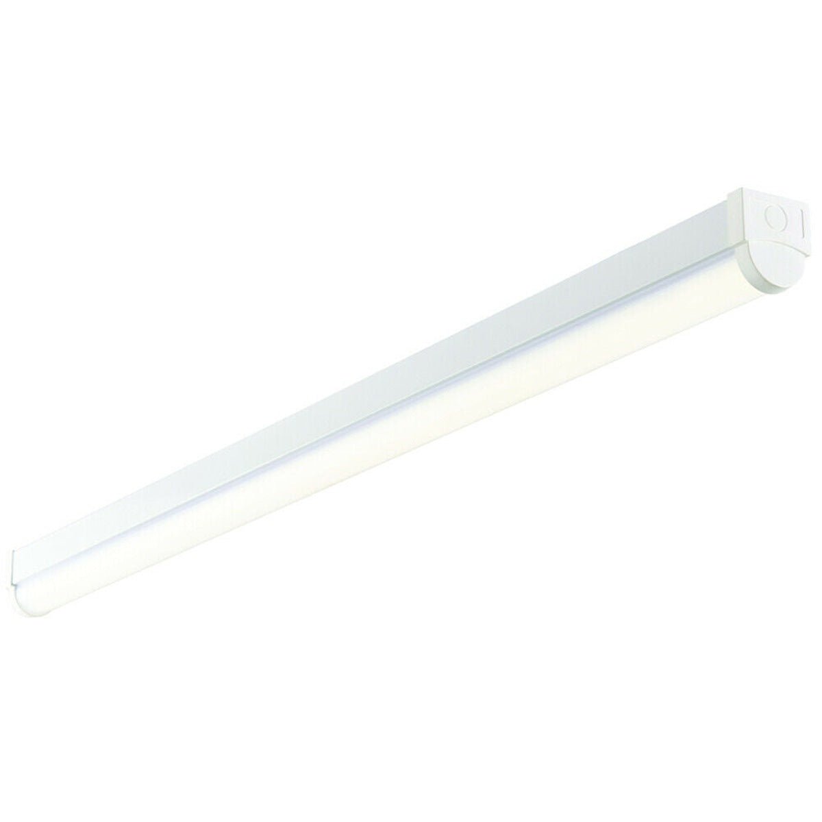 Loops Direct 180cm Long Steel LED Linear Ceiling Strip Light - White