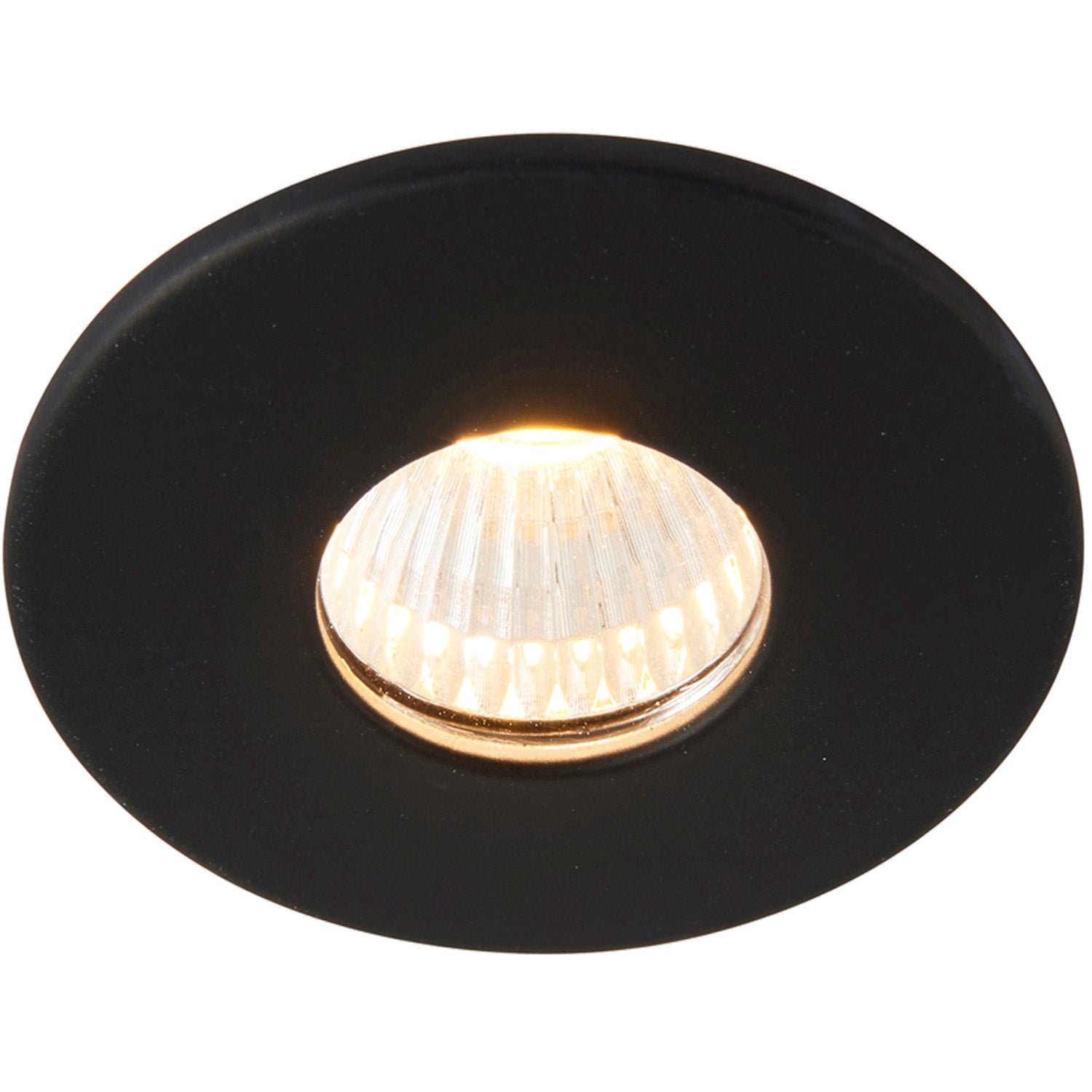 Loops Direct Die Cast Aluminium Mini Recessed Downlight - Matt Black