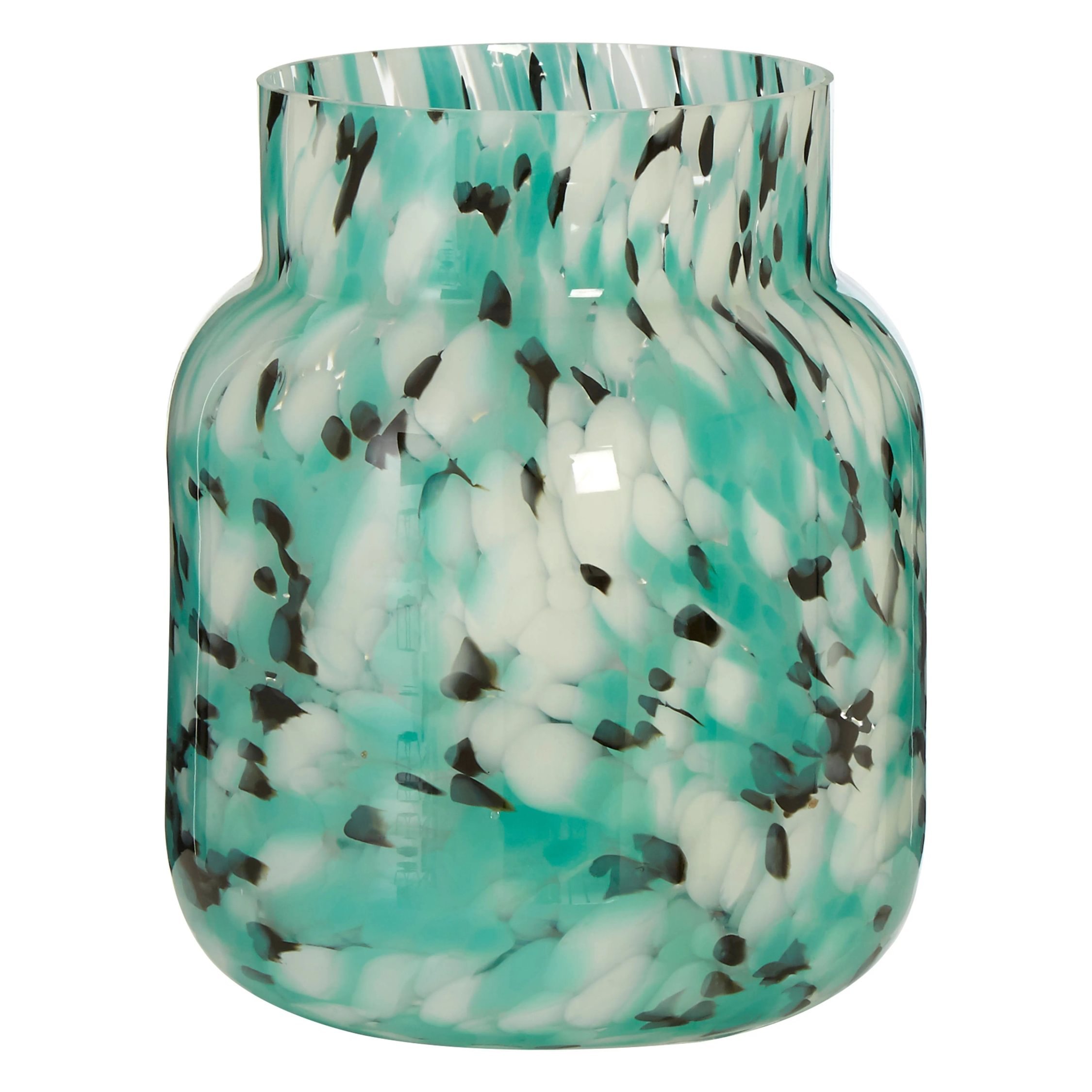 Orsina Calla Small Speckle Vase - Turquoise