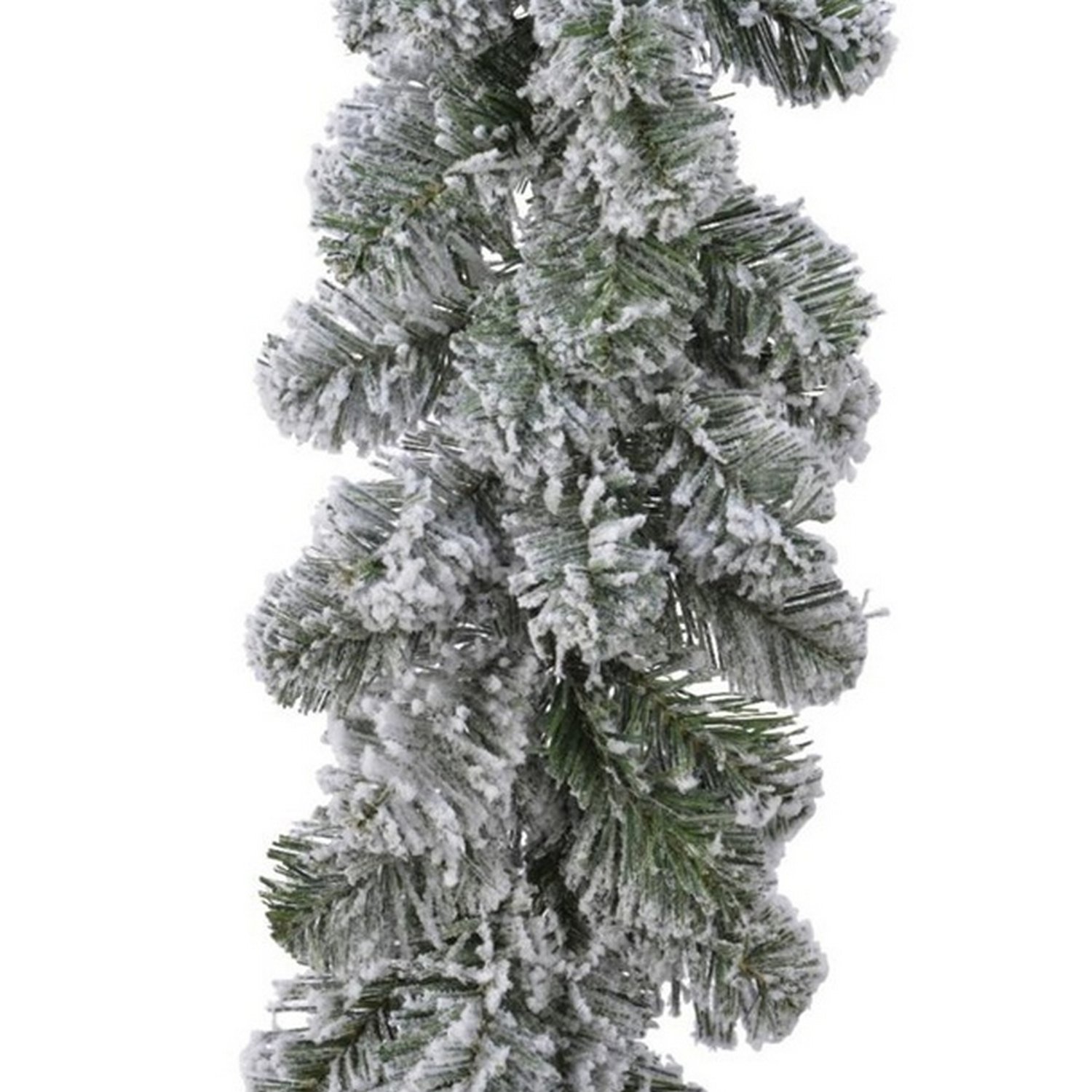 Kaemingk Snowy Garland - Green & White