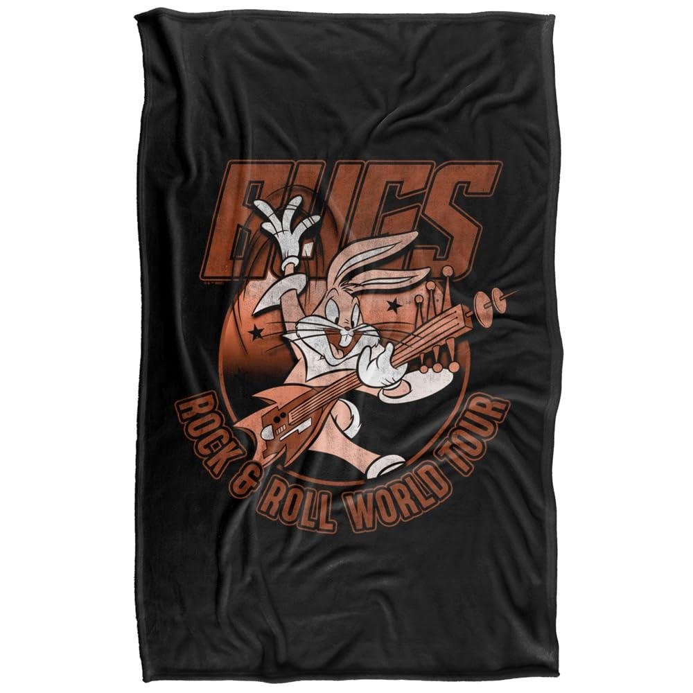 Looney Tunes Bugs Bunny Rock And Roll Blanket - 147cm x 91cm