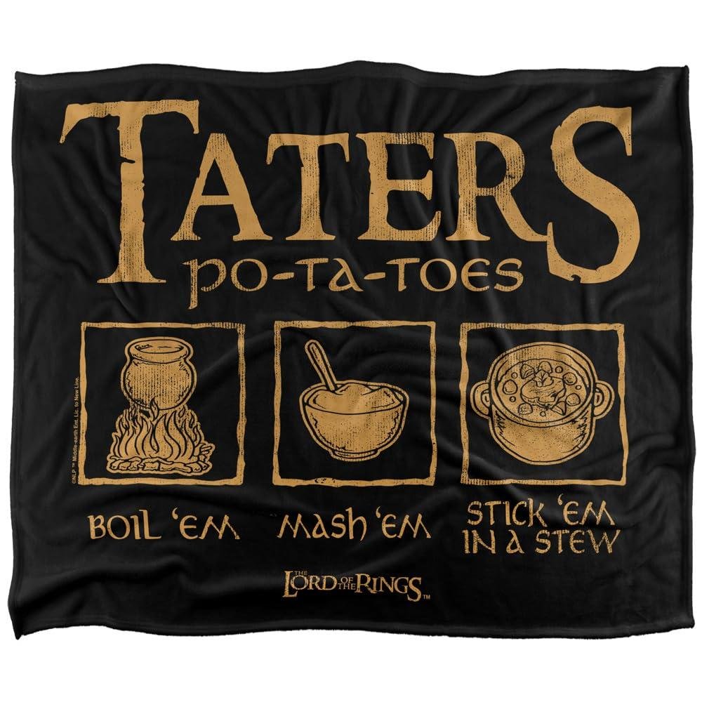 Lord Of The Rings Taters Blanket - 147cm x 91cm
