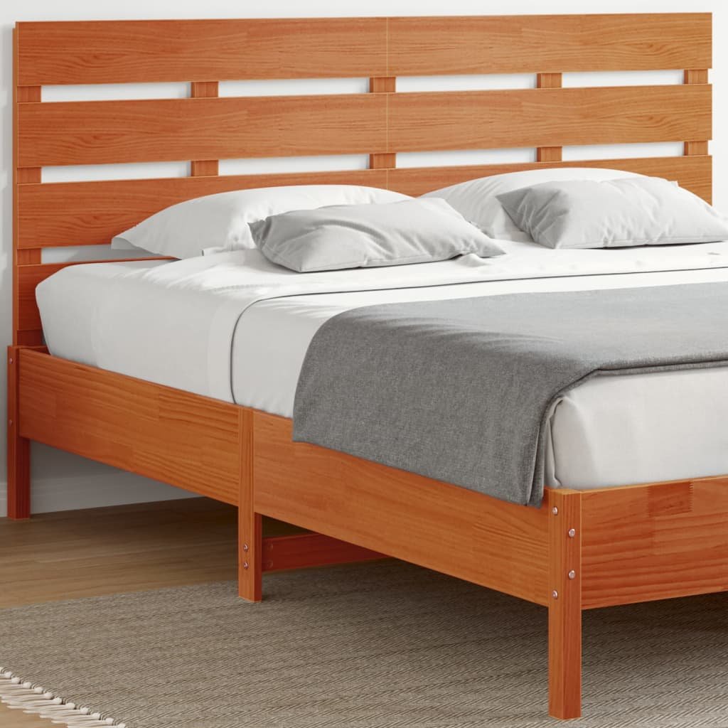 Walplus Solid Pine Wood Headboard - Brown - 180.5 x 3 x 80 cm