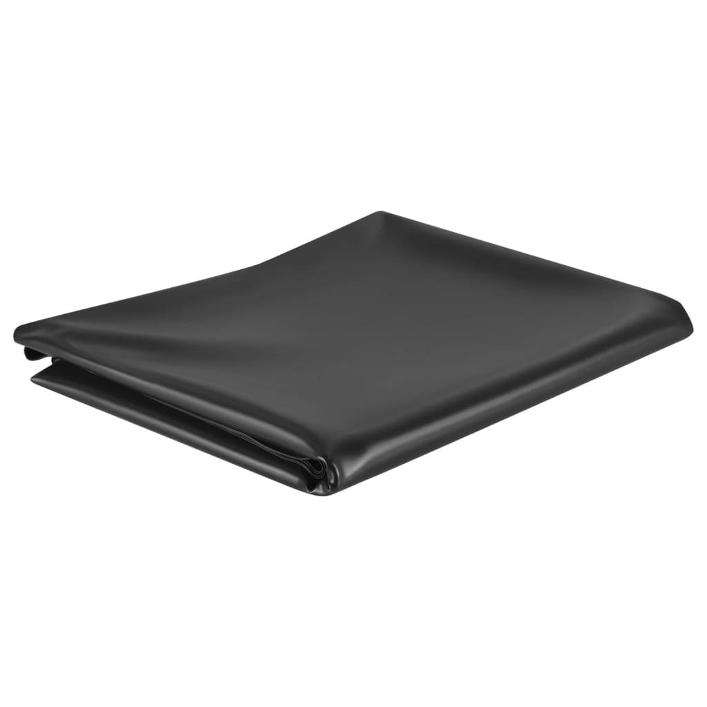 Walplus PVC Pond Liner UV-resistant Materials Pond Liner - Black - 200 x 500 cm
