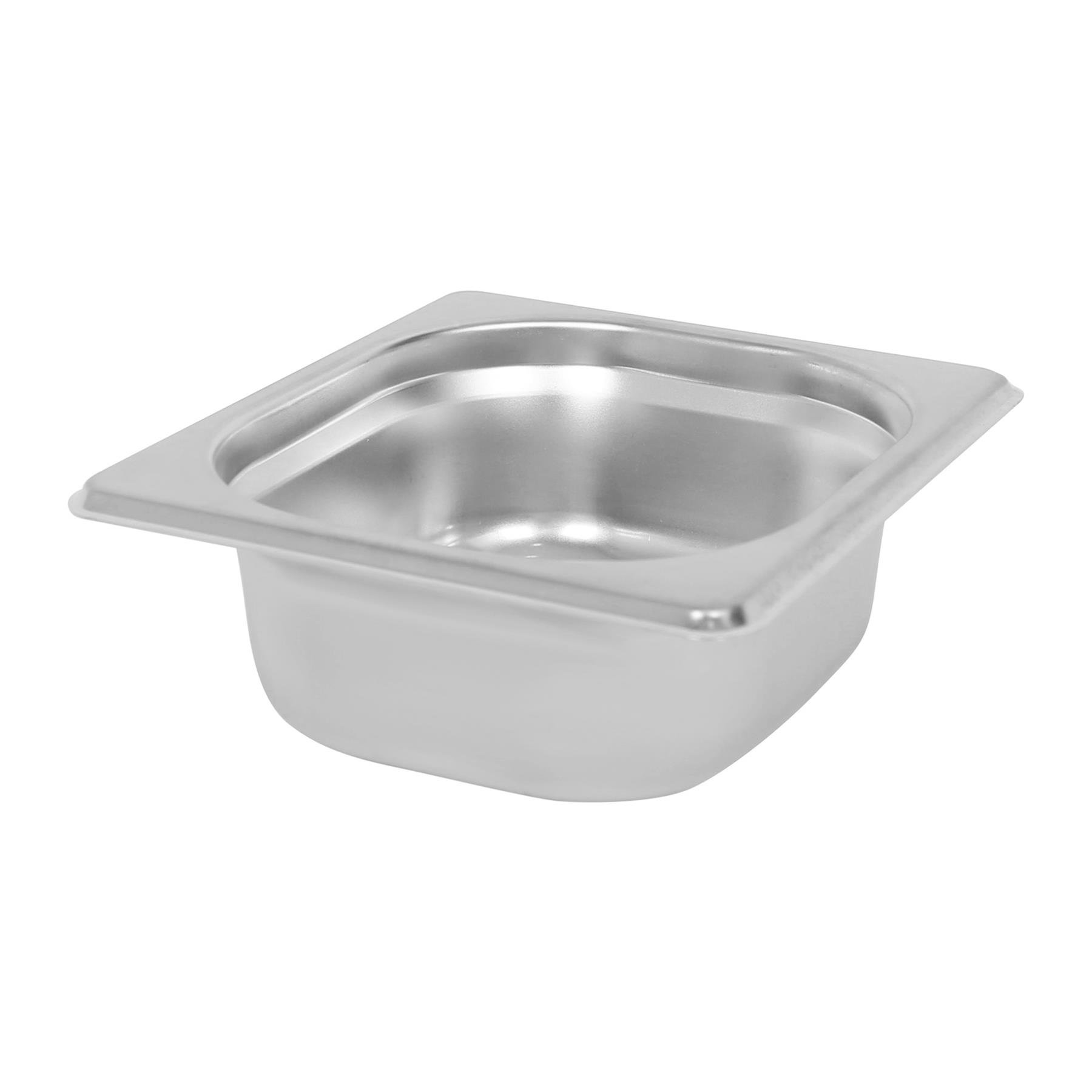 Argon Tableware Stainless Steel Gastronorm Container 1/6 - 1L