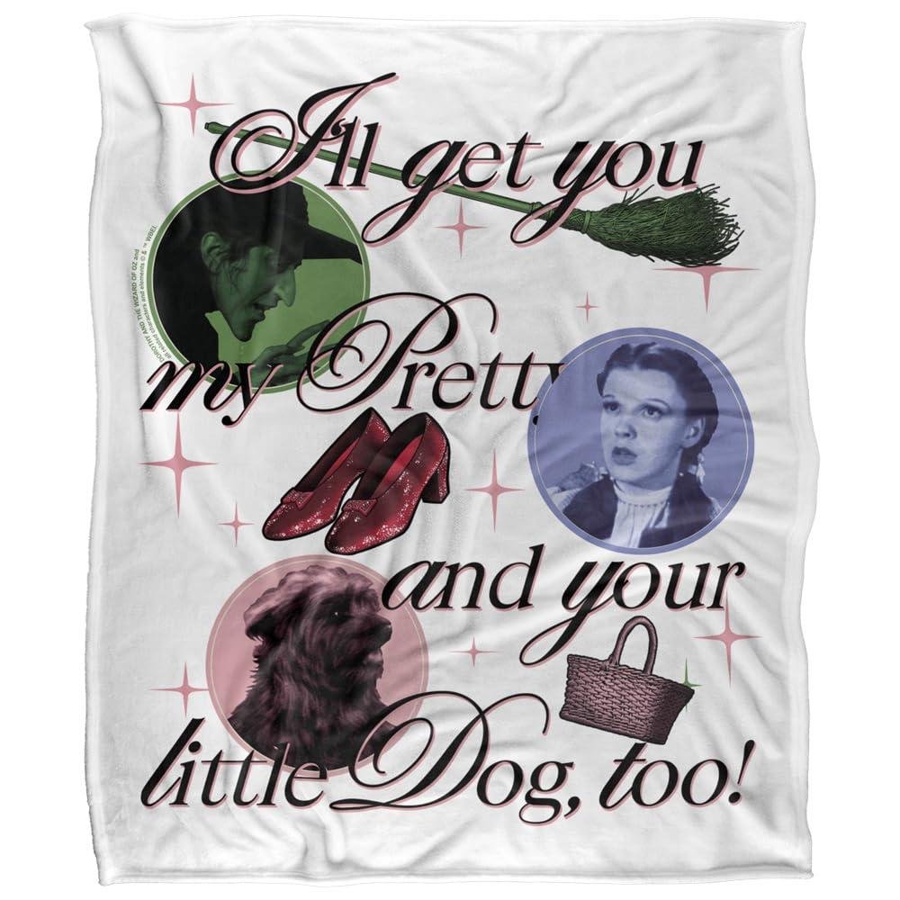 The Wizard Of Oz I'll Get You My Pretty Blanket - 152cm x 127cm