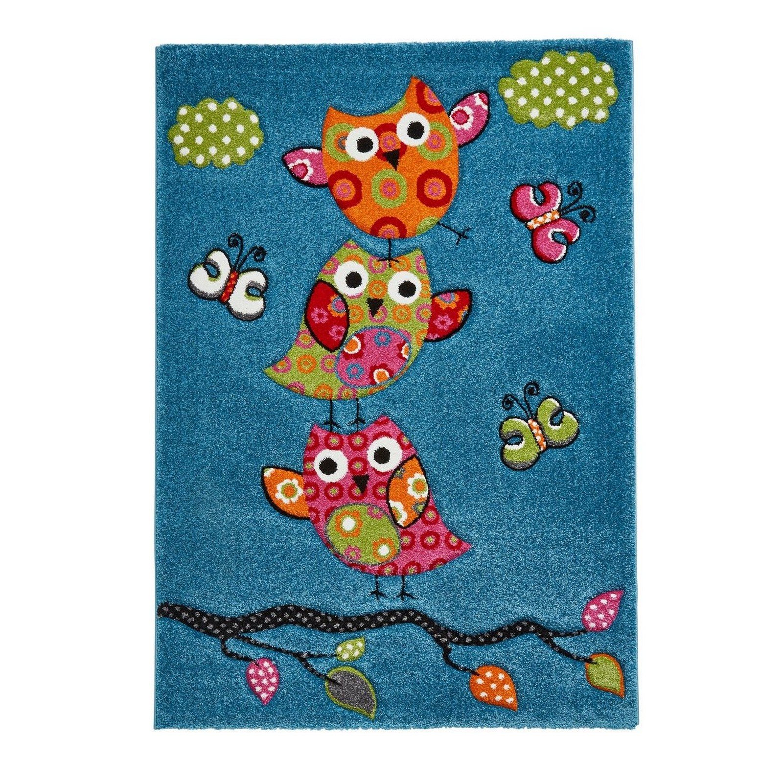 Mega Flooring Blue Kids  Rug - 80 x 150cm