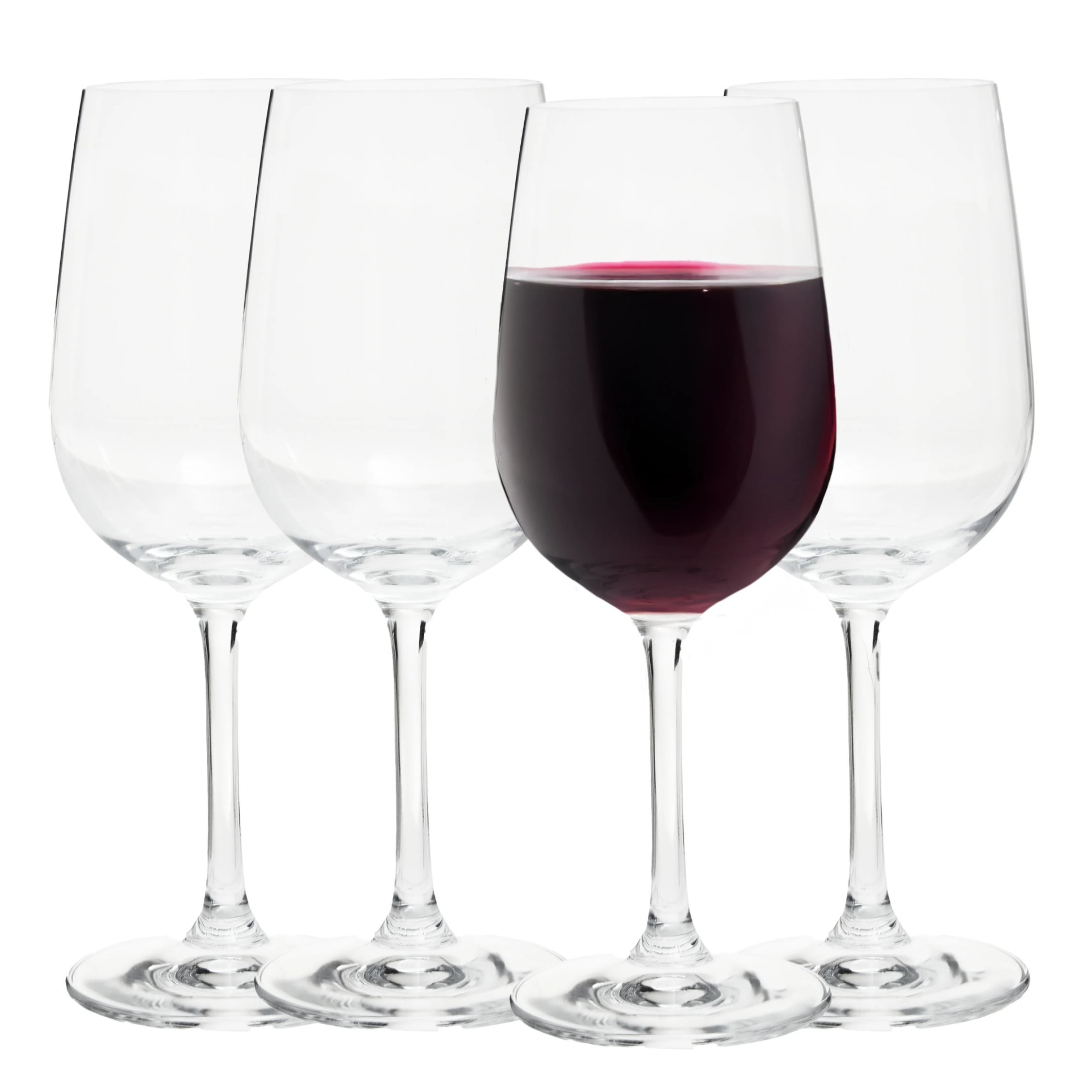 Orsina Ada Set of 4 Crystal Wine Glasses – Clear