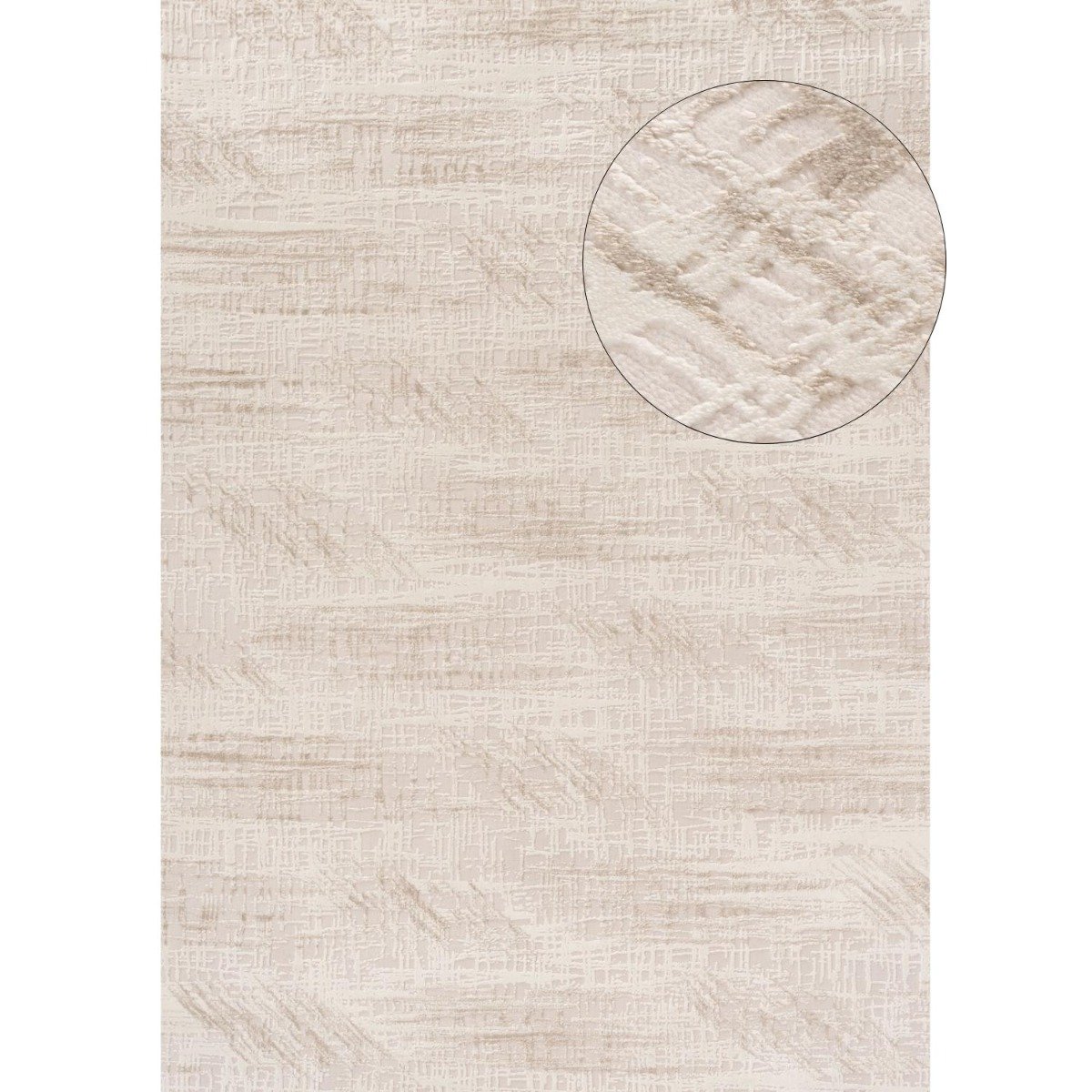 The Rugs Beige Carmel Abstract Rug - 80 x 150cm