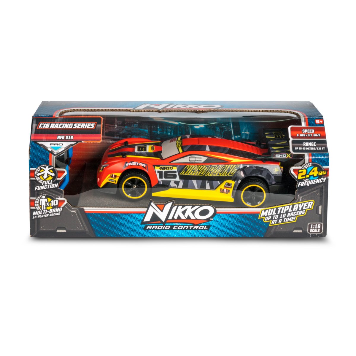 Nikko Racing Series Remote Control Car - Green - 1:16