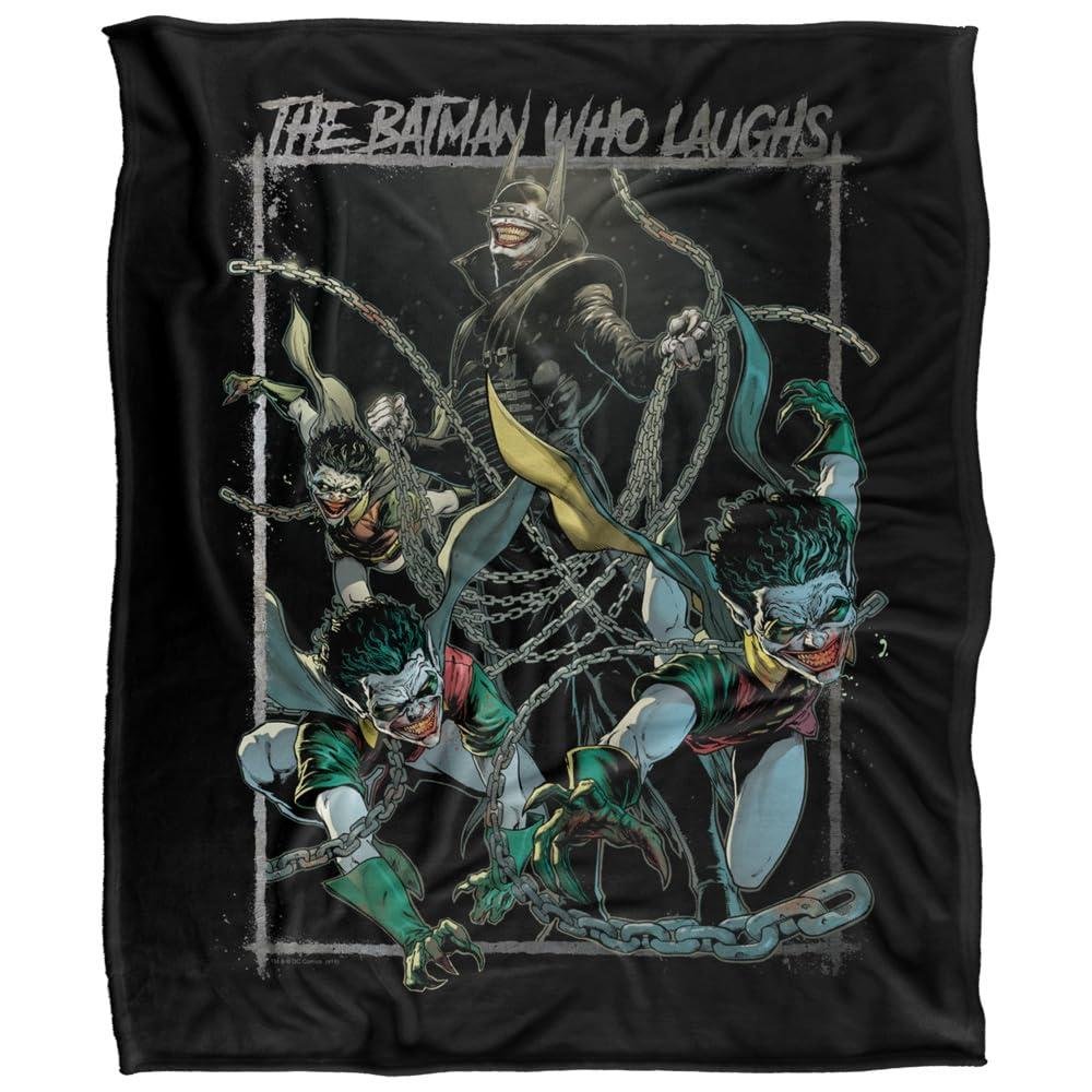 Batman Batman Who Laughs Soft Touch Blanket - 152cm x 127cm
