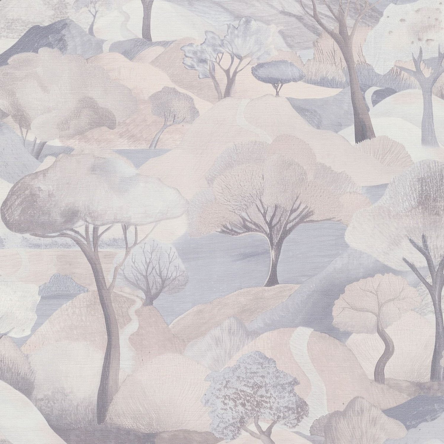 Erismann Gentle Landscape Vinyl Textured Wallpaper - Beige