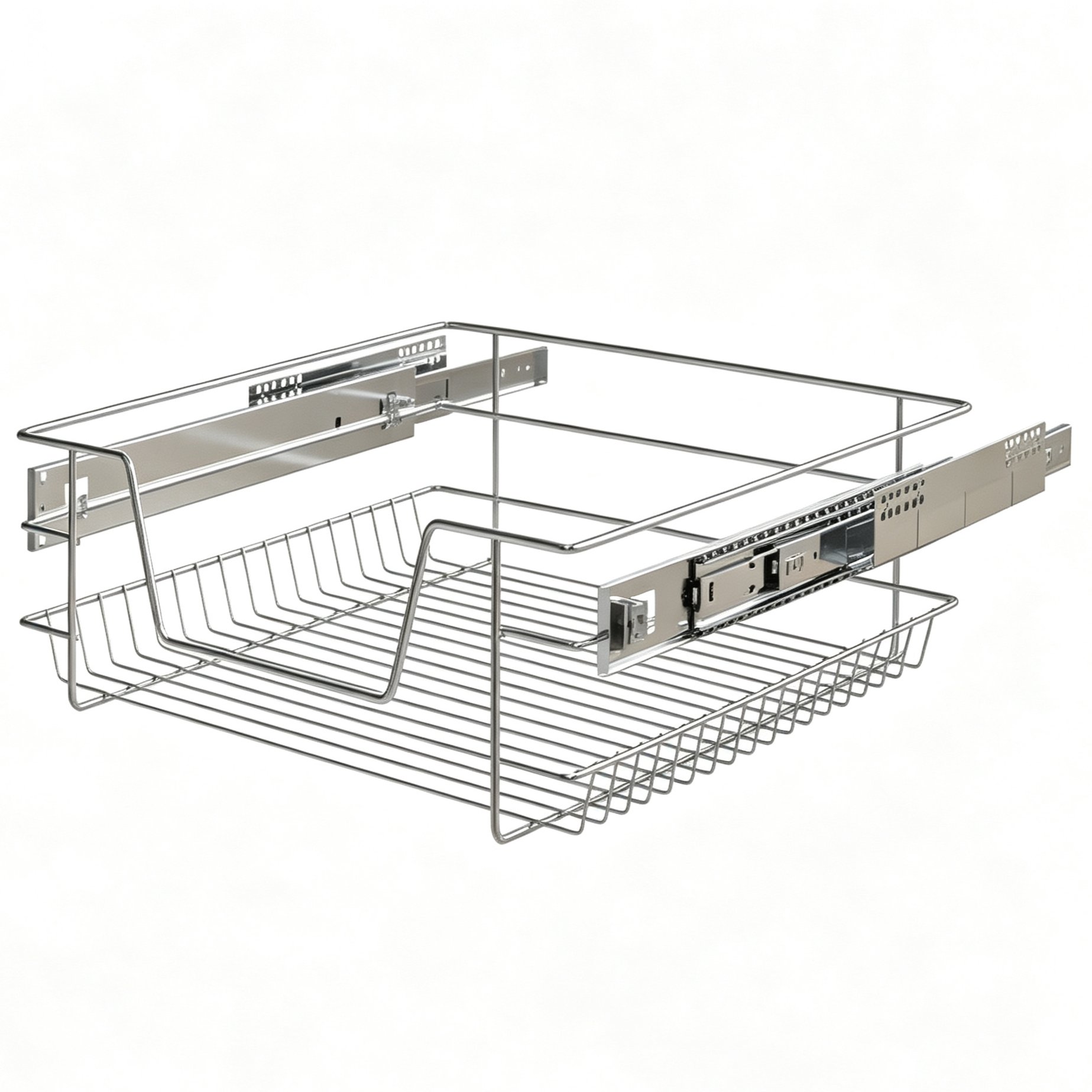 Living and Home Metal Sliding Kitchen Cabinet Wire Organiser