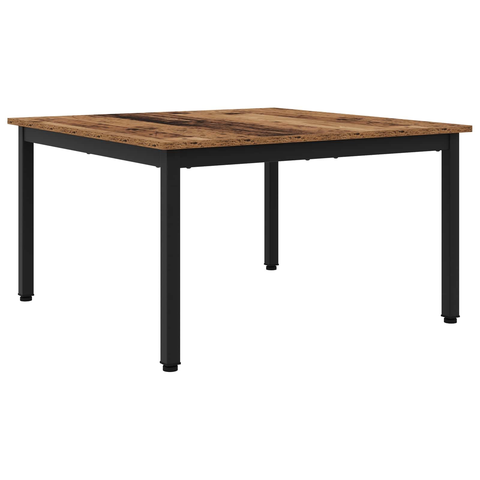 Walplus Engineered Wood Coffee Table - Old wood - 80 x 80 x 45 cm