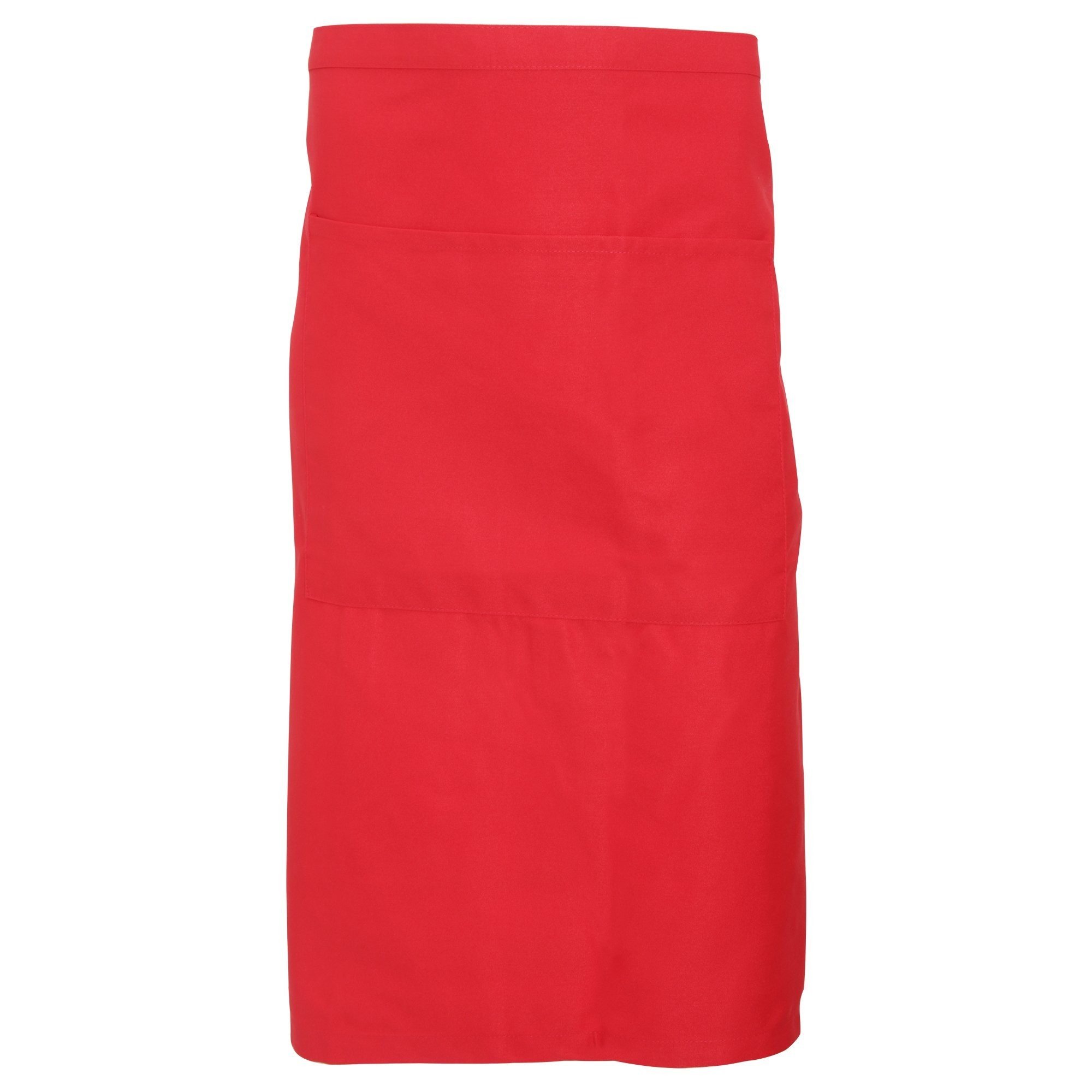 Dennys Unisex Adult Polyester Pocket Waist Apron - Red