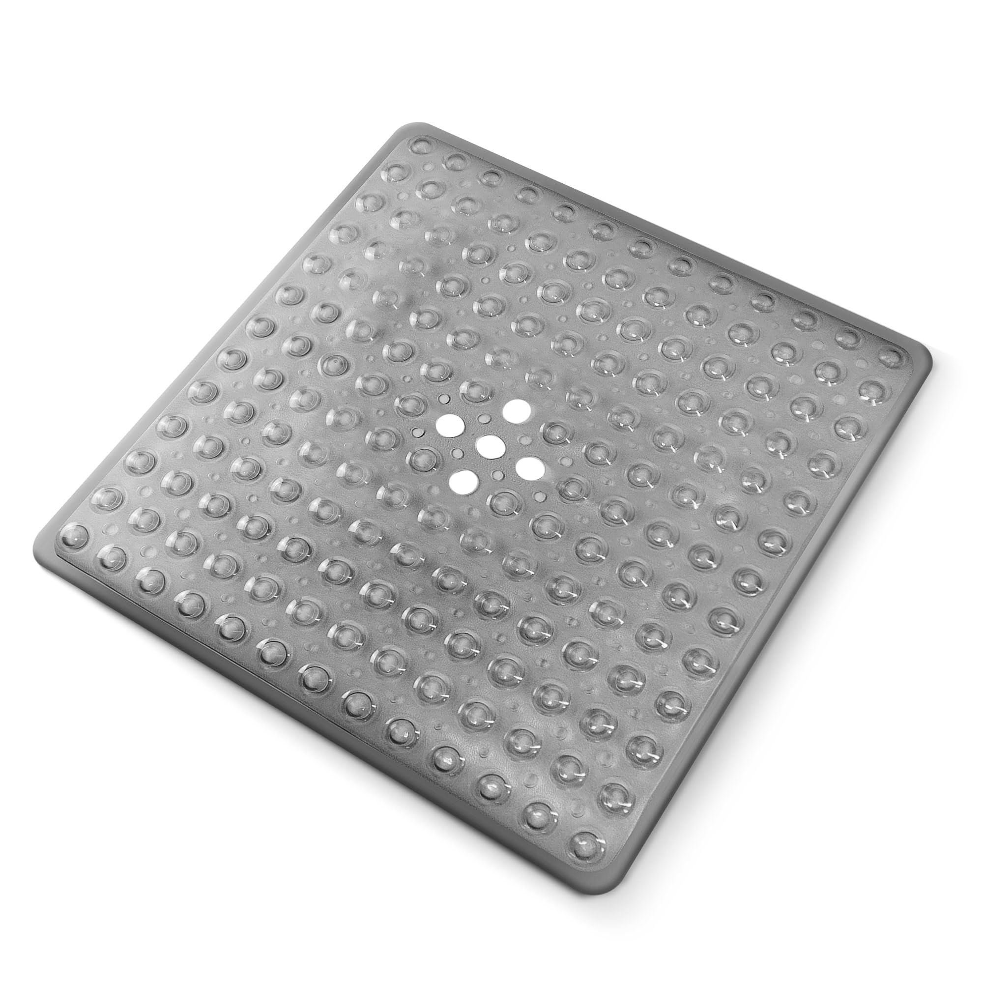 Keplin Non-Slip Suction Cup Shower Mat - Small - Grey