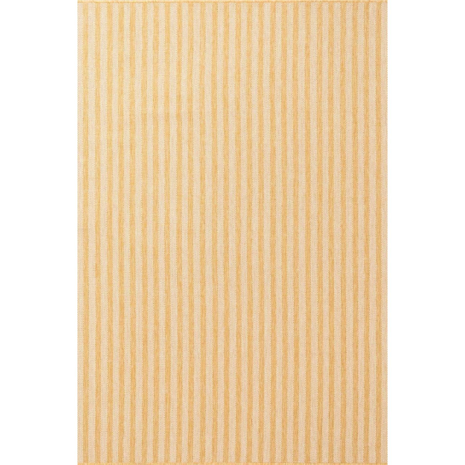 Ted Baker Ochre Indoor Outdoor Linley  Striped Rug - 120 x 170cm
