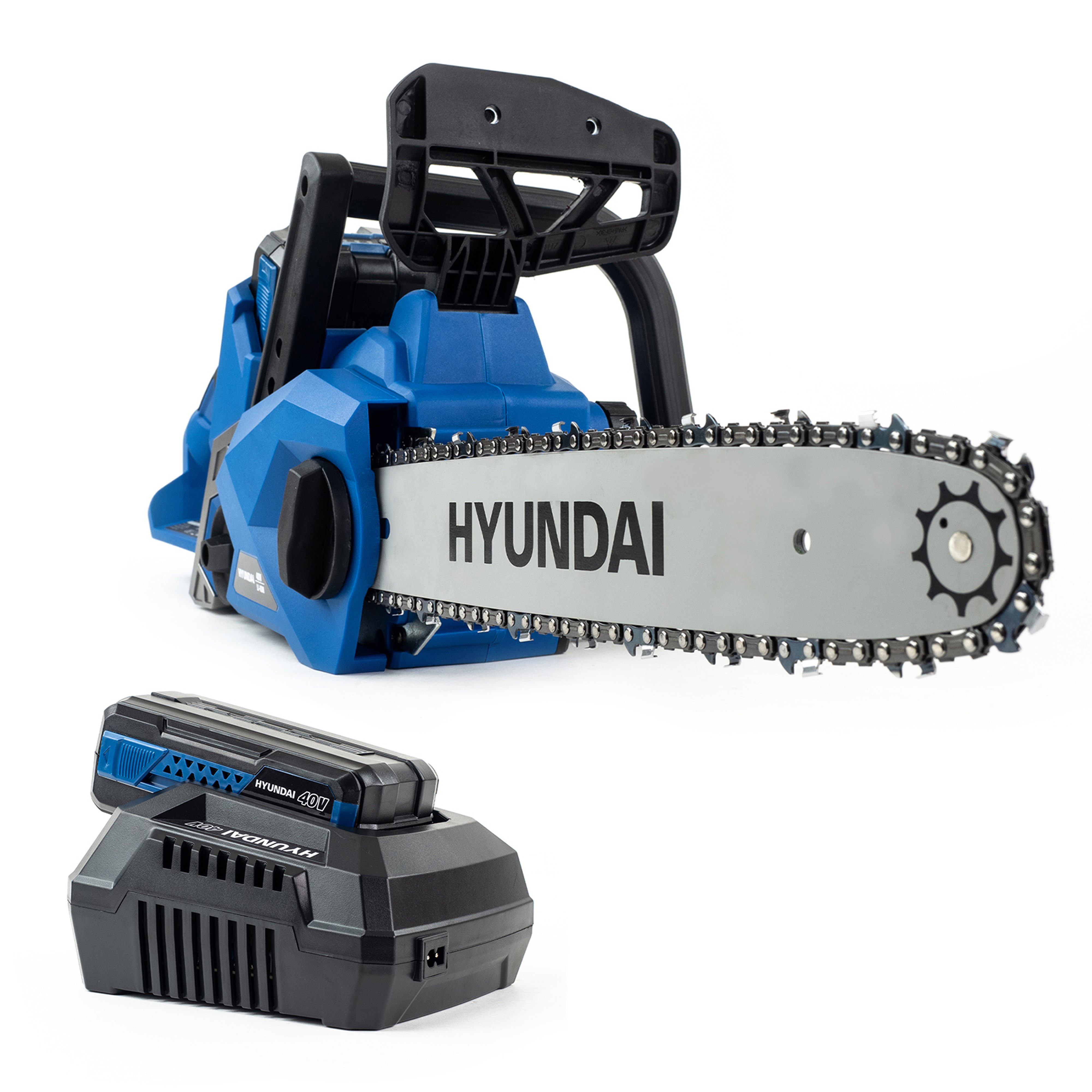 Hyundai 40V Cordless Chainsaw with 2.5Ah Battery - 35cm