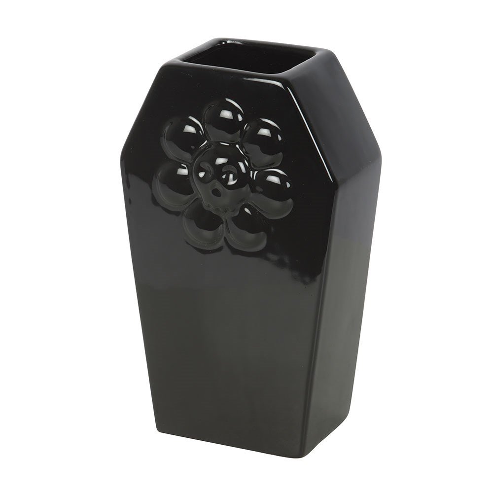 Something Different Dead Hot Days Coffin Flower Vase - Black