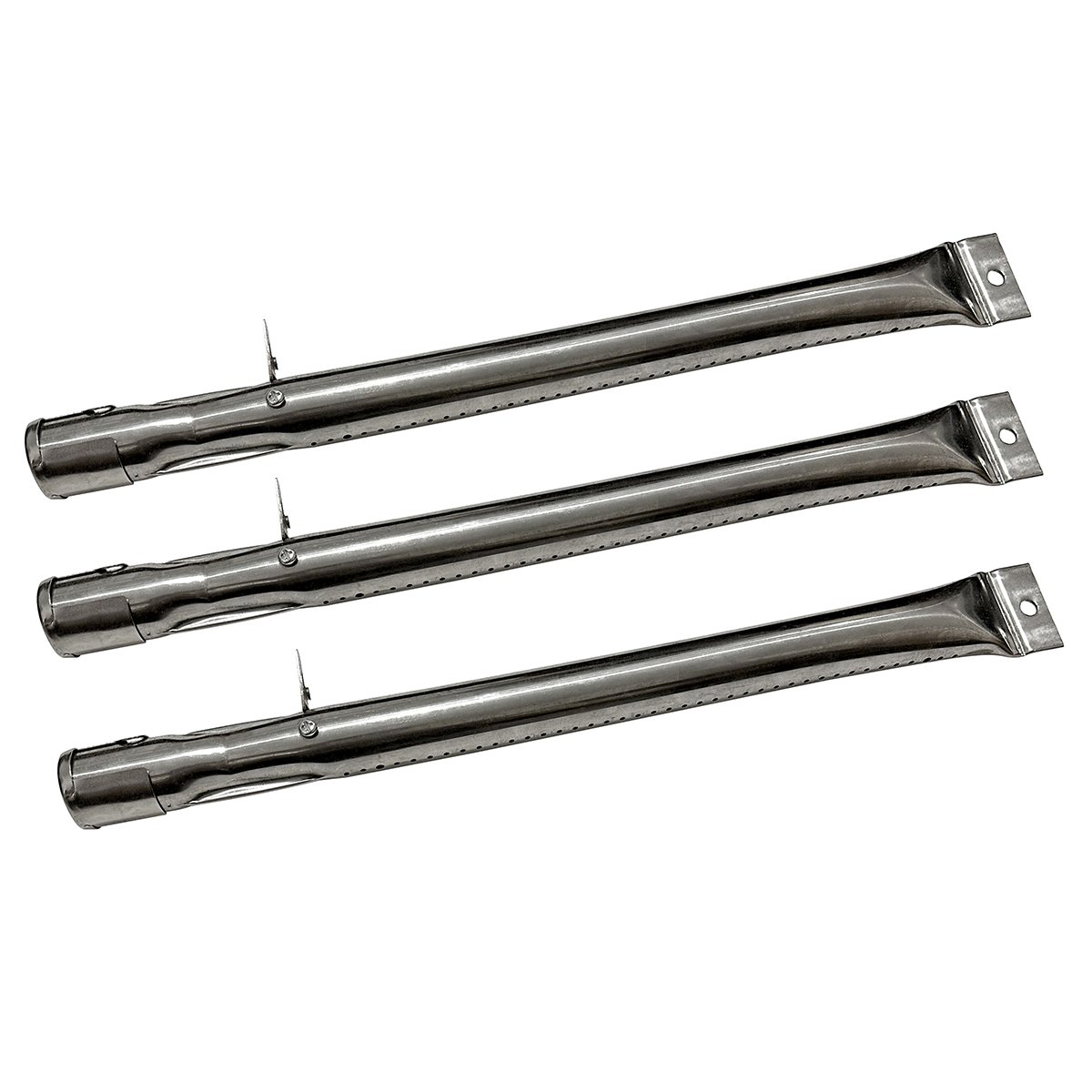 Charles Bentley Set of 3 Gas BBQ Replacement Burners - Silver