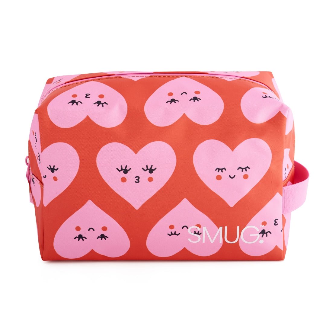 SMUG Wash Bag - Hearts Print