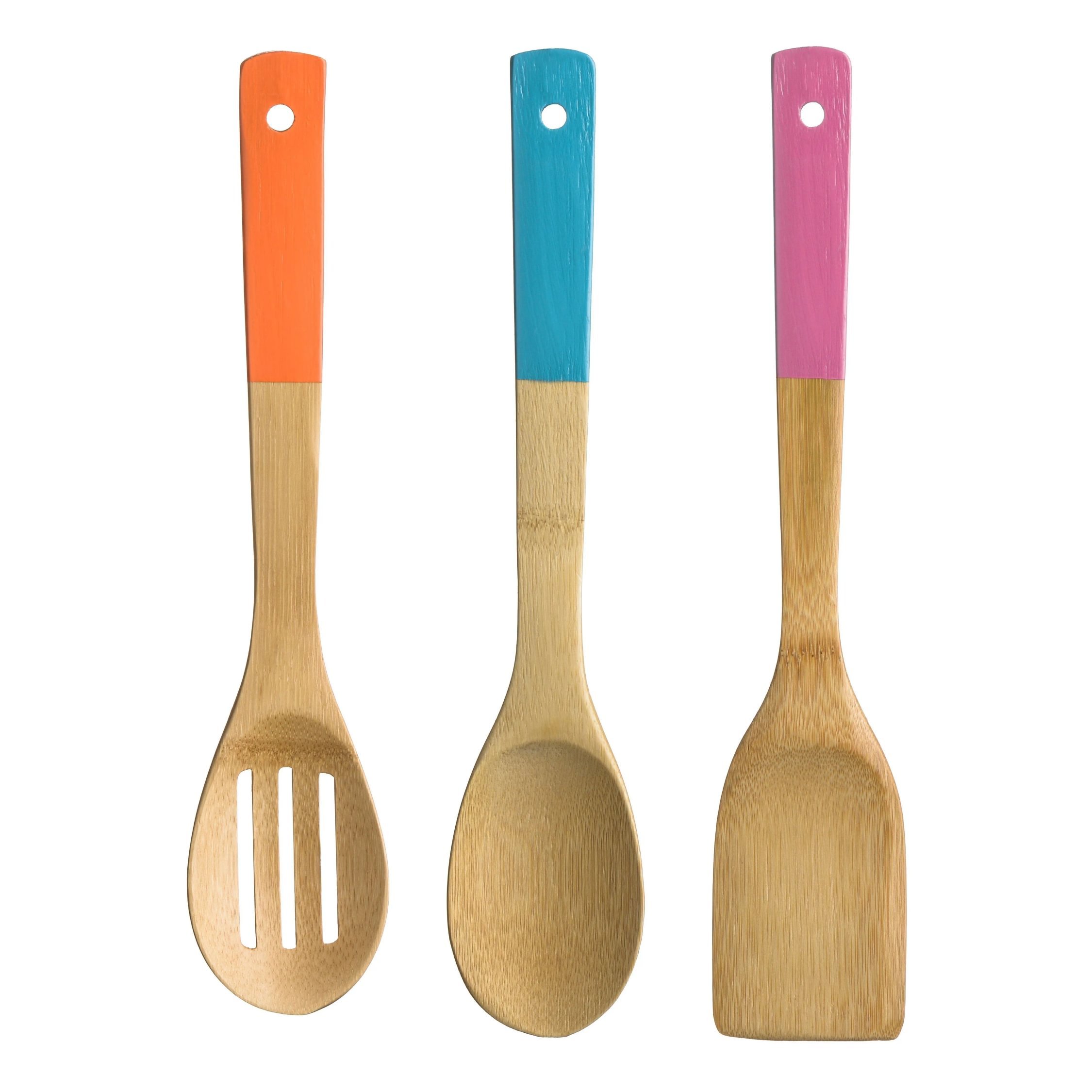 Orsina Aleki 3 Piece Bamboo Kitchen Utensil Set – Assorted