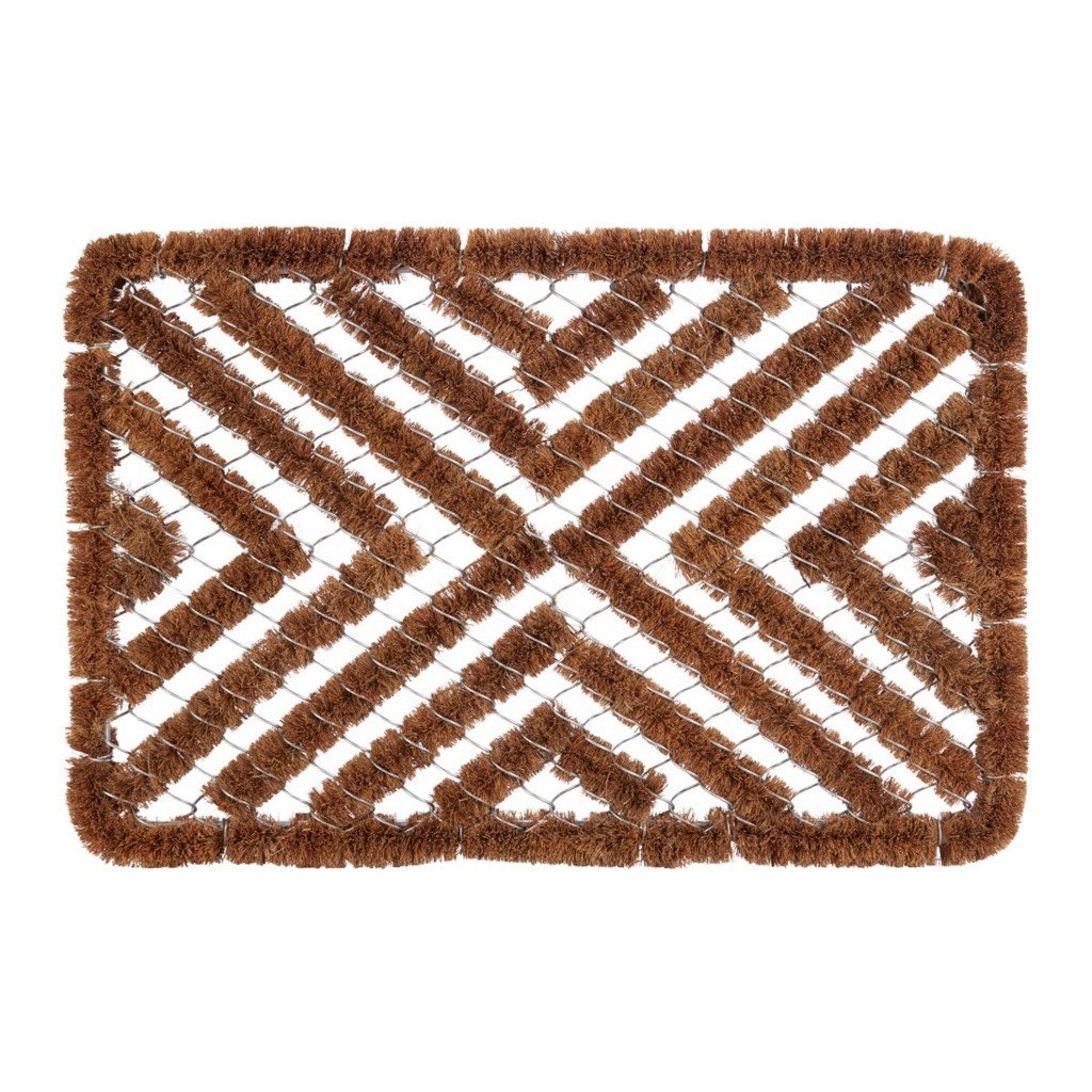 Groundsman Rectangular Boot Scraper Mat - Brown