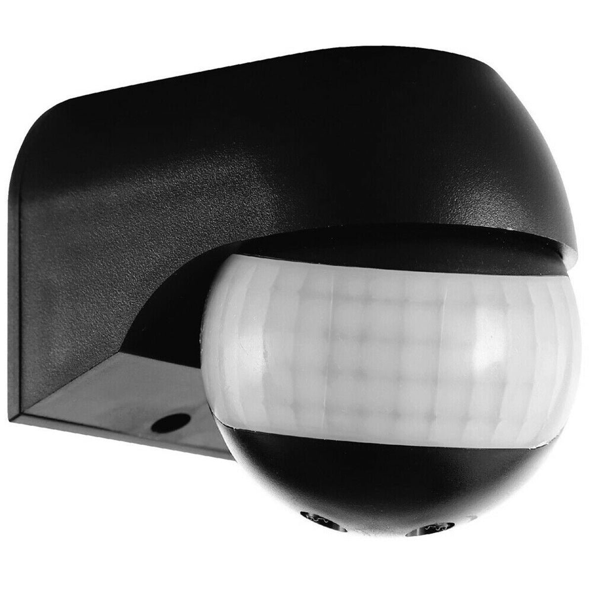 Loops Direct ABS Plastic PIR Wall Light Switch - Black