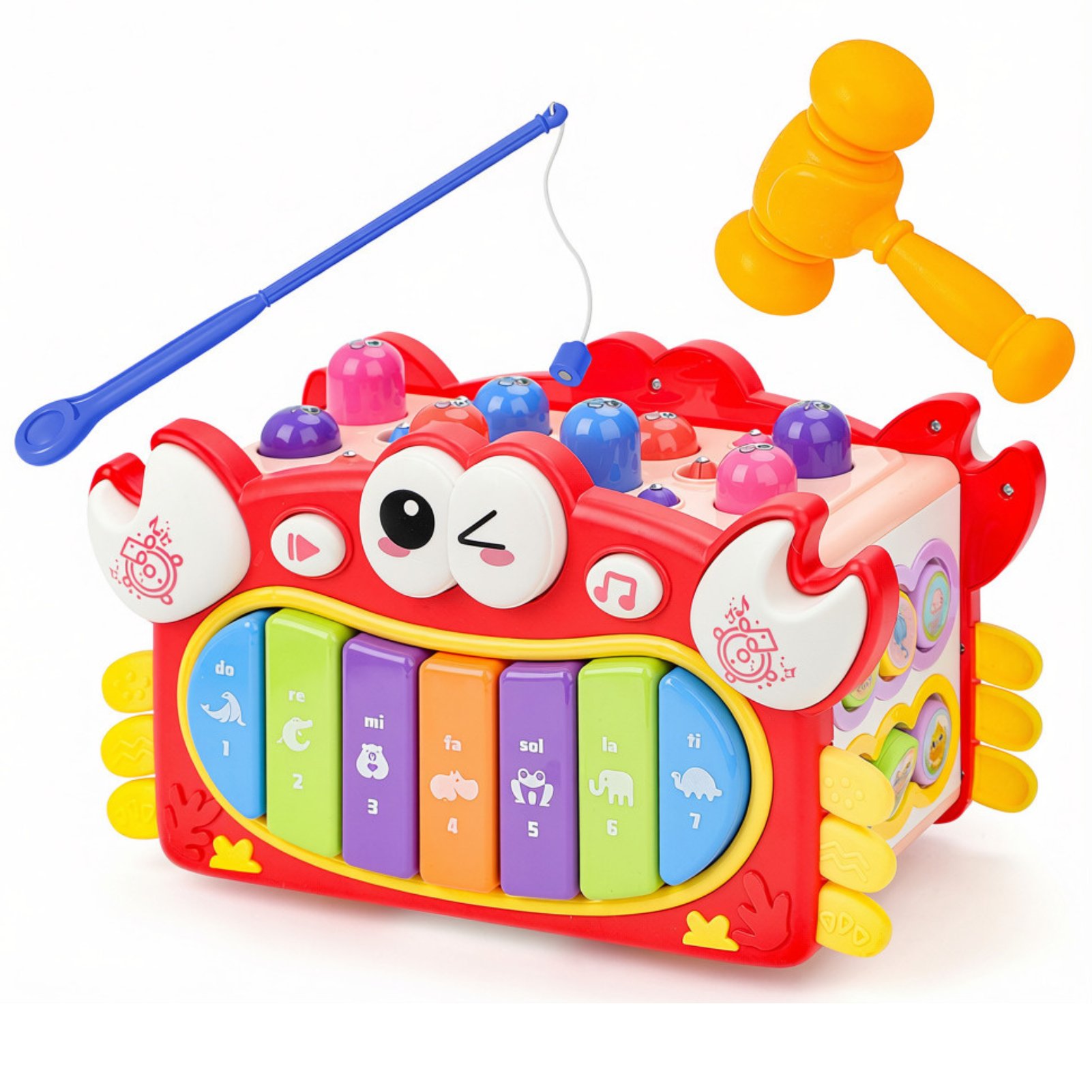 deAO Crab Activity Cube -Red