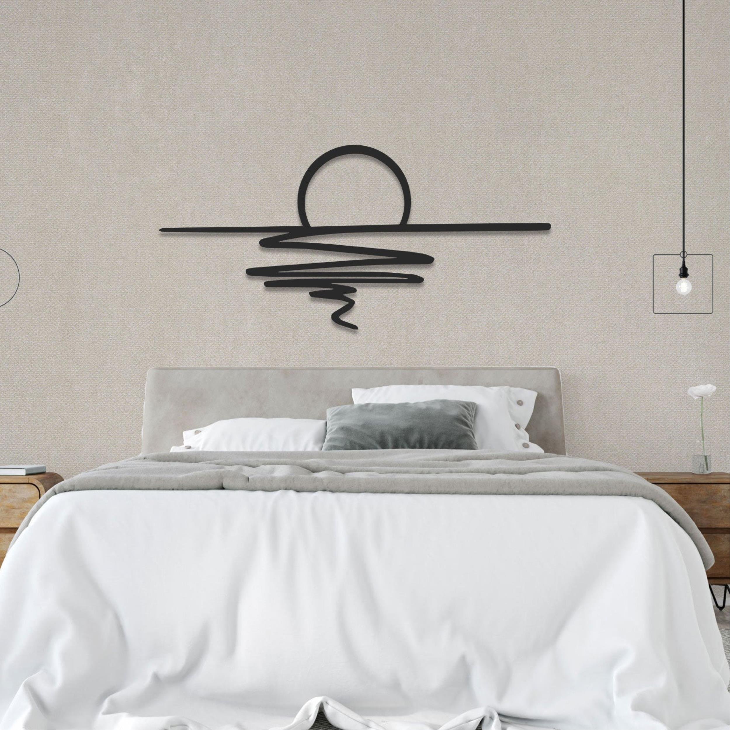 Decortie Metal Wall Art Sunset - Black