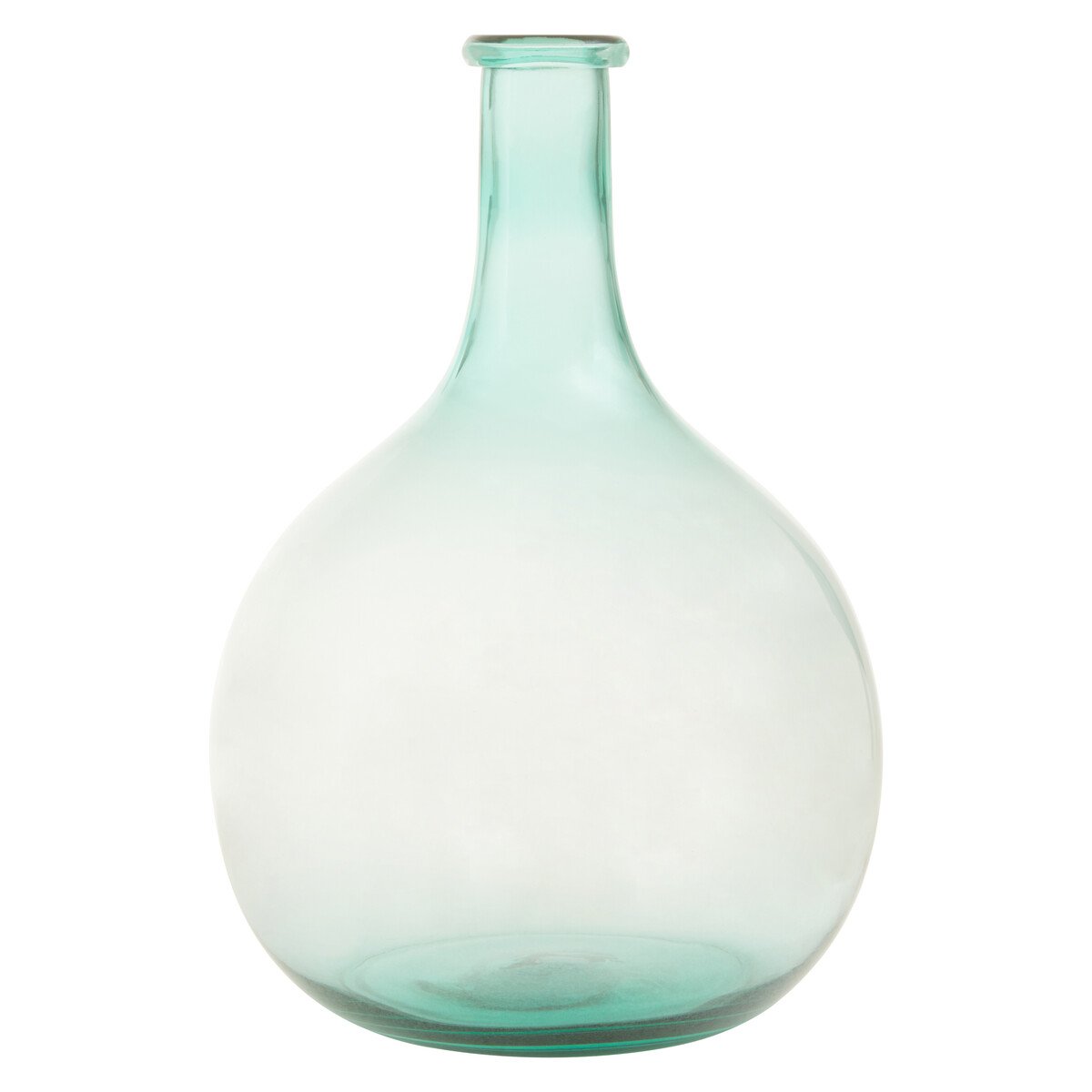 Orsina Bexley Large Bottle Neck Recycled Glass Vase - Blue
