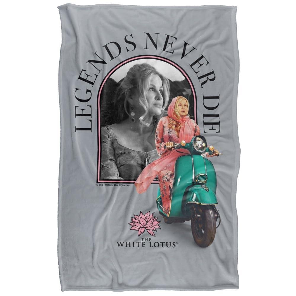 The White Lotus Legends Never Die Blanket - 147cm x 91cm