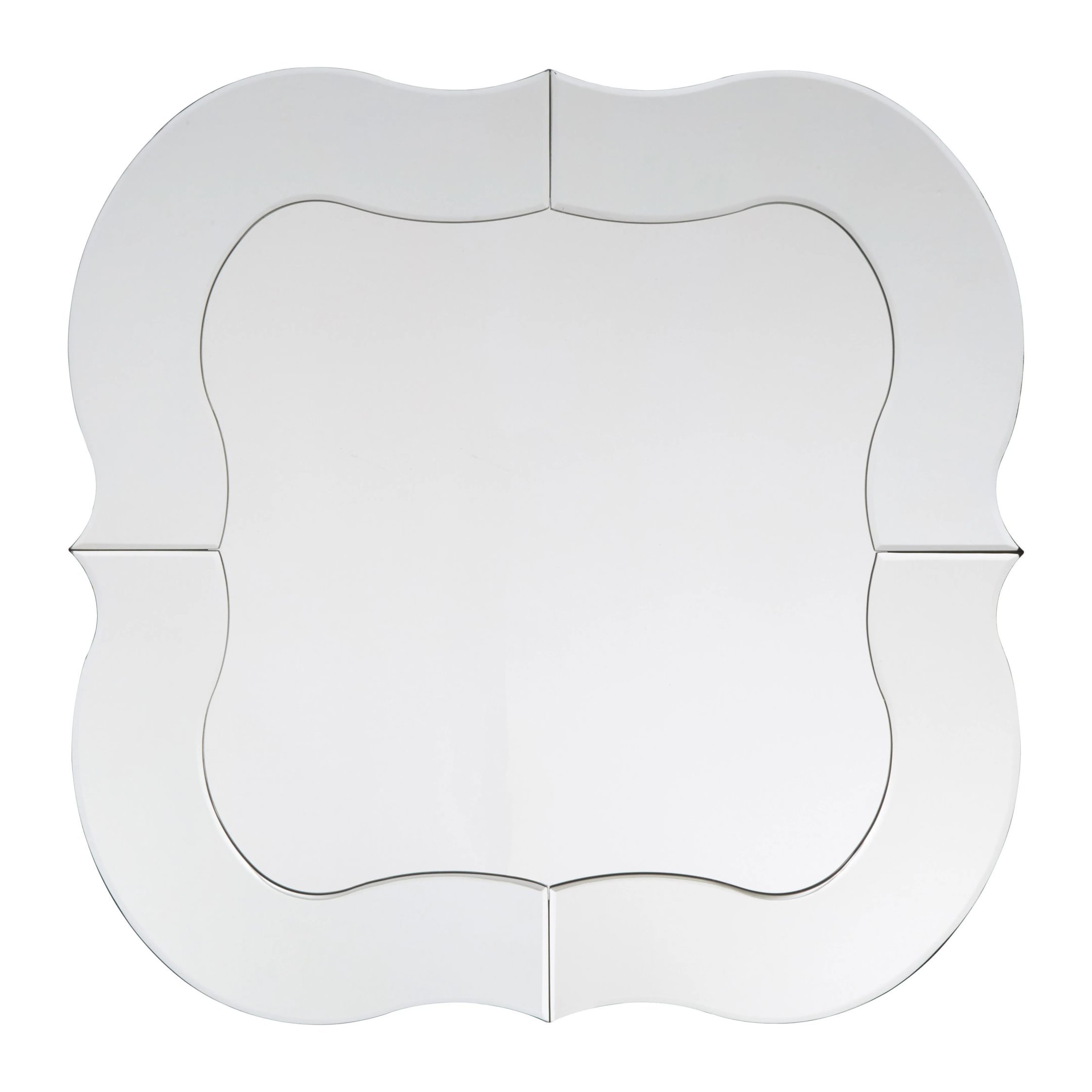 Orsina Katelyn Rounded Wall Mirror – Silver