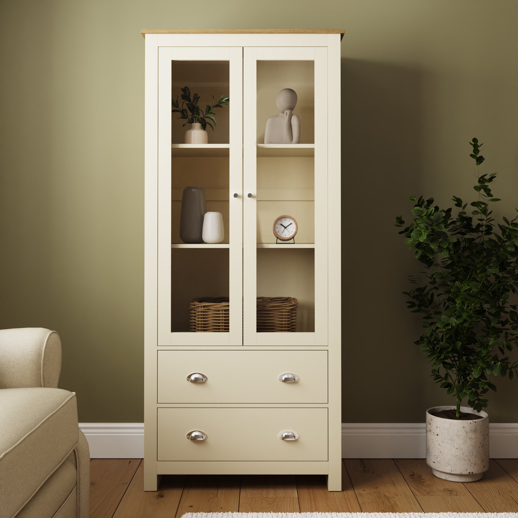 GFW Lancaster Display Unit - Cream