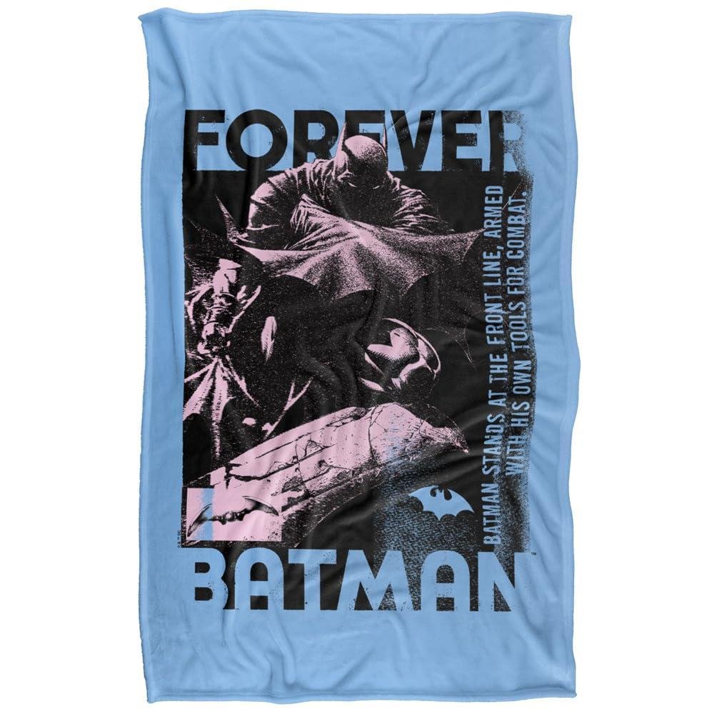 Batman Forever Cover Soft Touch Blanket - 147cm x 91cm